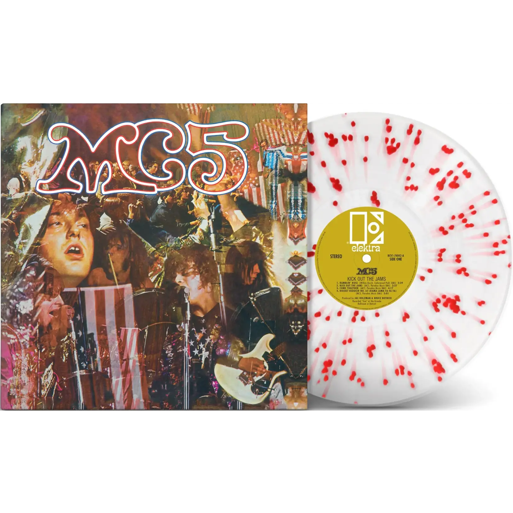 [New] MC5 - Kick Out The Jams (ultra clear & red splatter vinyl, indie exclusive)