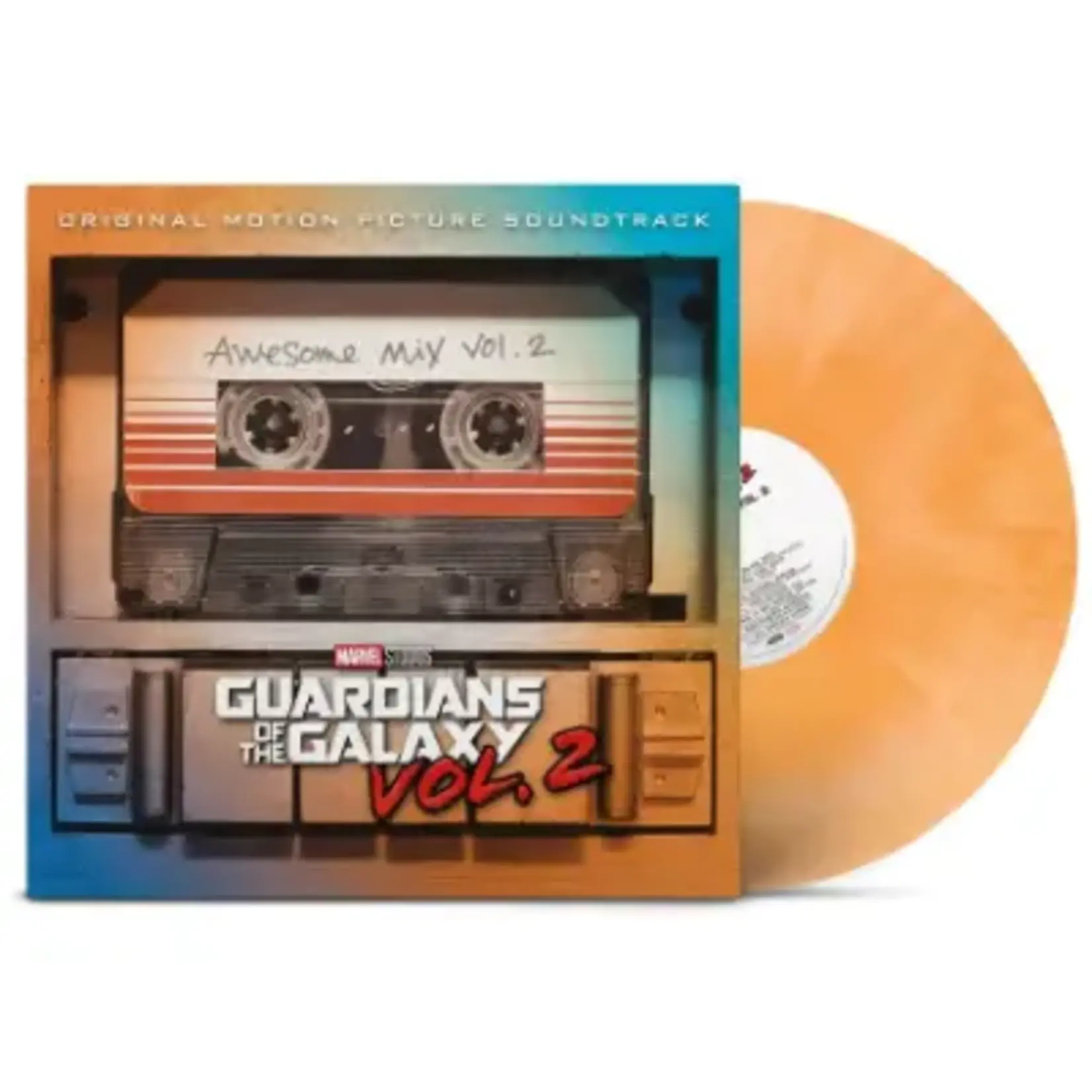 [New] Various Artists - Guardians Of The Galaxy - Awesome Mix V2 (soundtrack, orange galaxy vinyl)