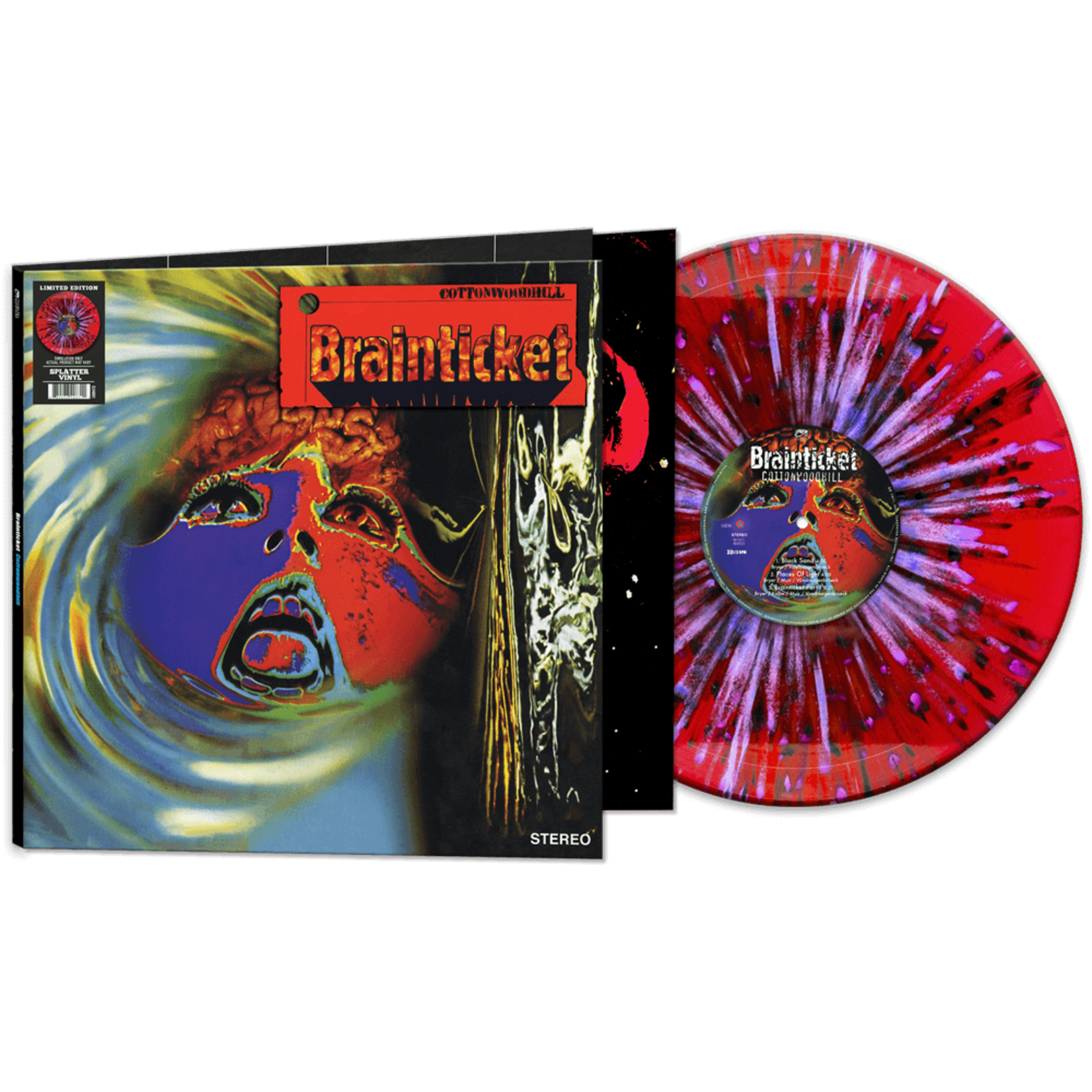 [New] Brainticket - Cottonwoodhill (red vinyl with purple & black splatter)