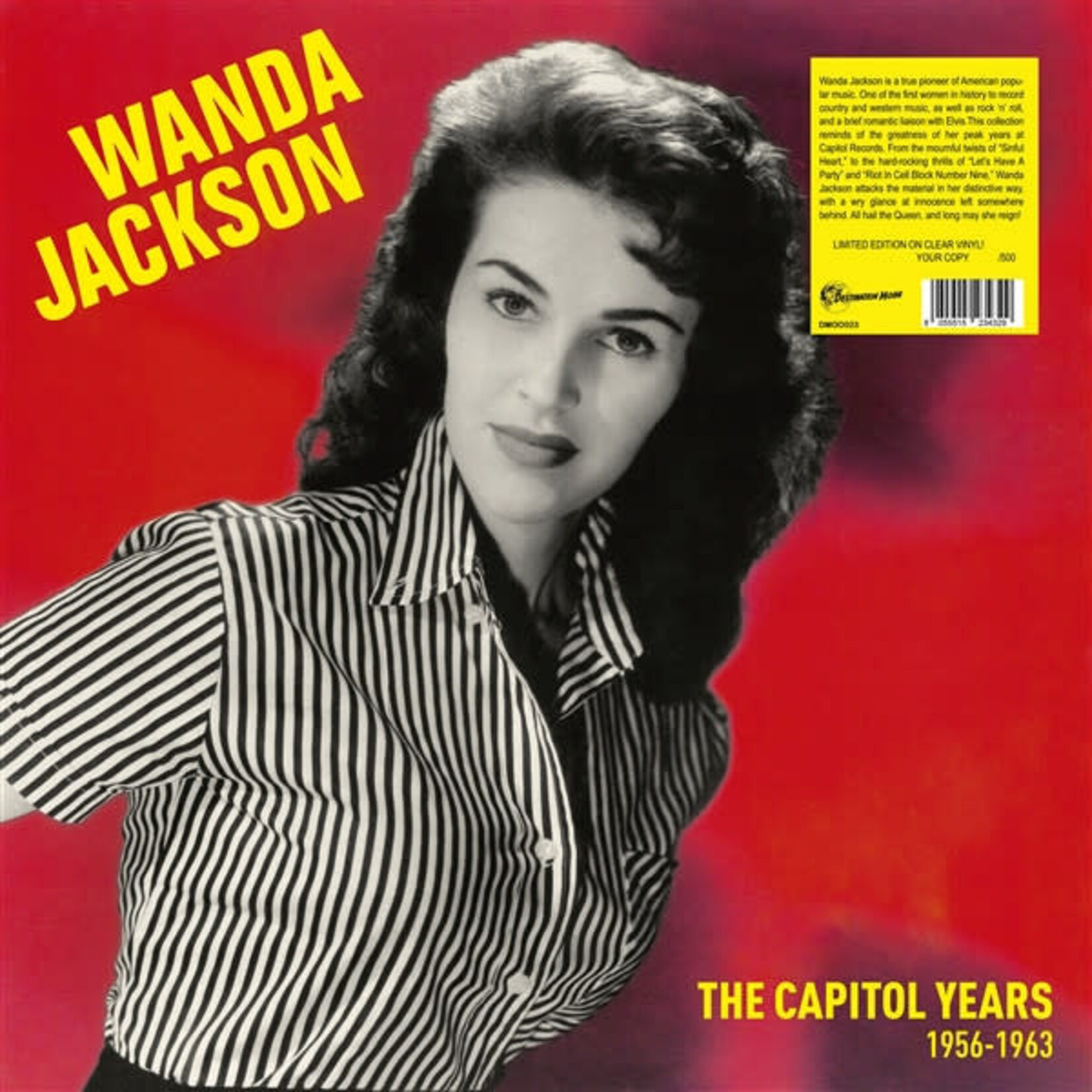 [New Vinyl] Jackson, Wanda: The Capitol Years 1956-1963 (clear vinyl) [DESTINATION MOON]