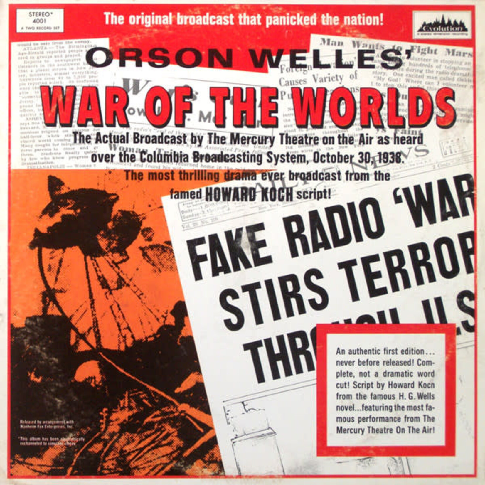 Welles, Orson: War of the Worlds (2LP) [VINTAGE]