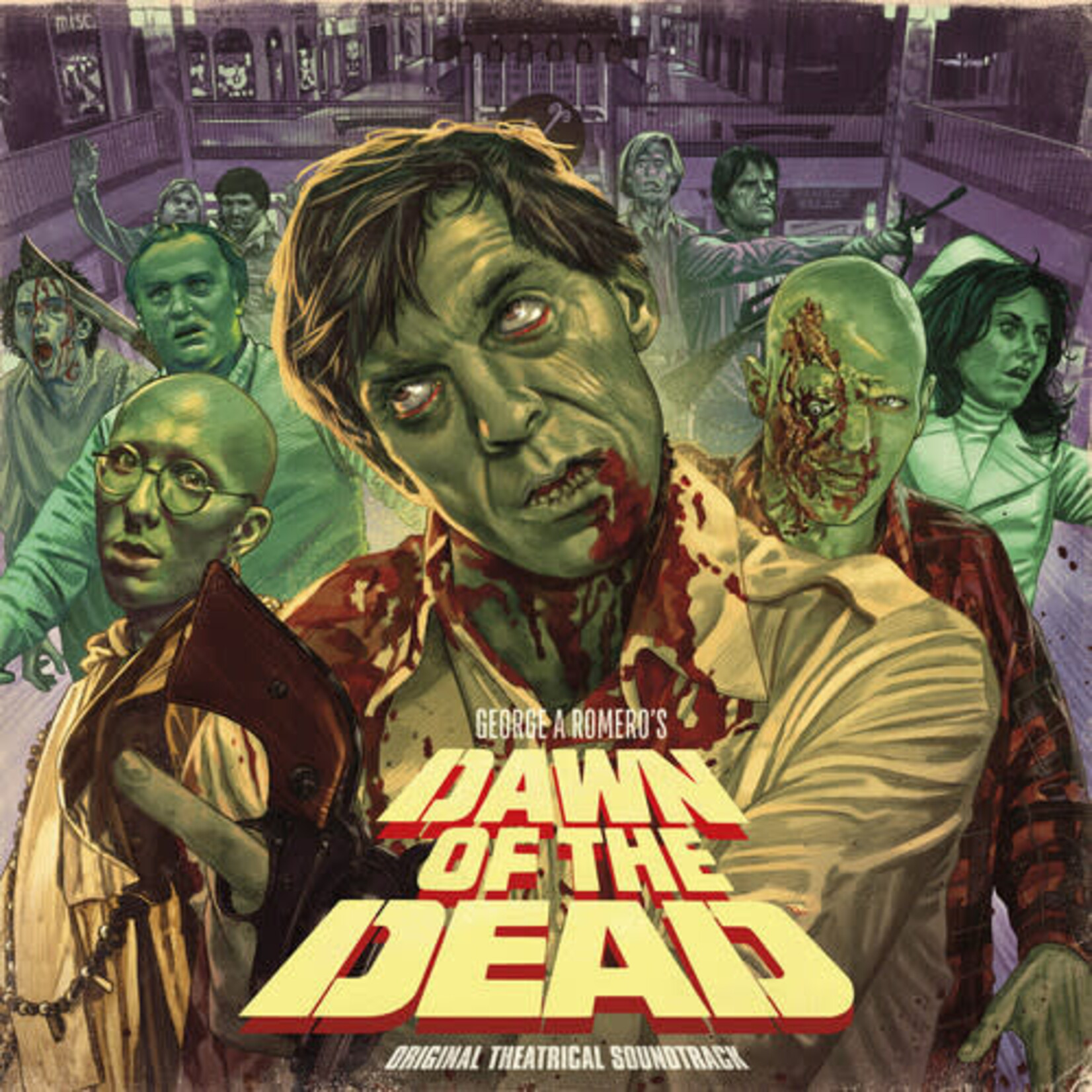 [New] Various Artists: Dawn Of The Dead (3LP, soundtrack, green, red & violet vinyl) [WAXWORK RECORDS]