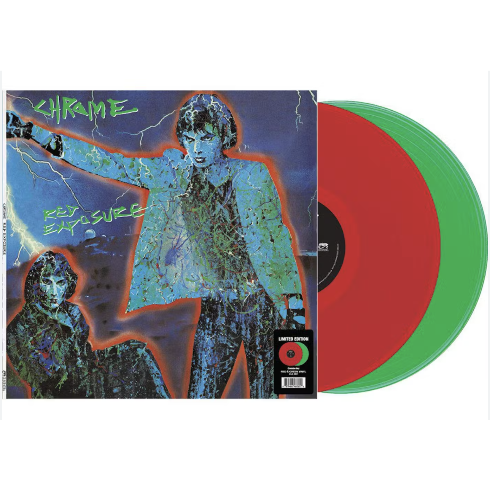 [New] Chrome: Red Exposure (2LP, red & green vinyl) [CLEOPATRA]
