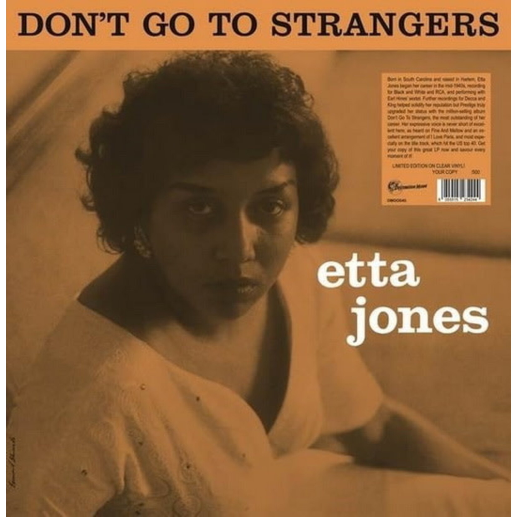 [New Vinyl] Jones, Etta: Don't Go To Strangers (clear vinyl) [DESTINATION MOON]