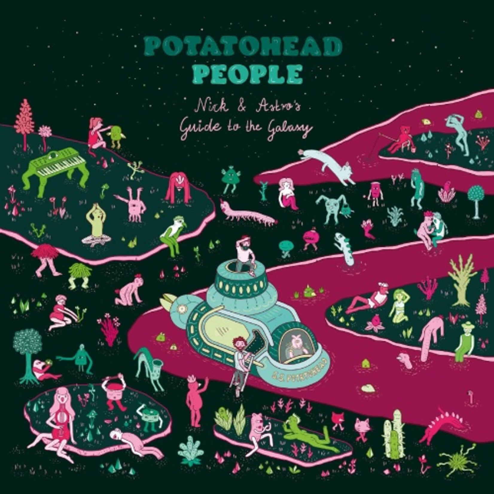 [New Vinyl] Potatohead People: Nick & Astro's Guide To The Galaxy (Indie Exclusive, red & black swirl vinyl) [BASTARD JAZZ]