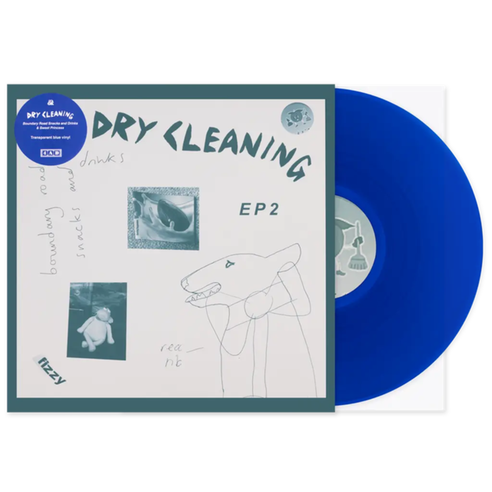 [New Vinyl] Dry Cleaning: Boundary Road Snacks.. Sweet Princess (Indie shop edition, blue vinyl) [4AD]