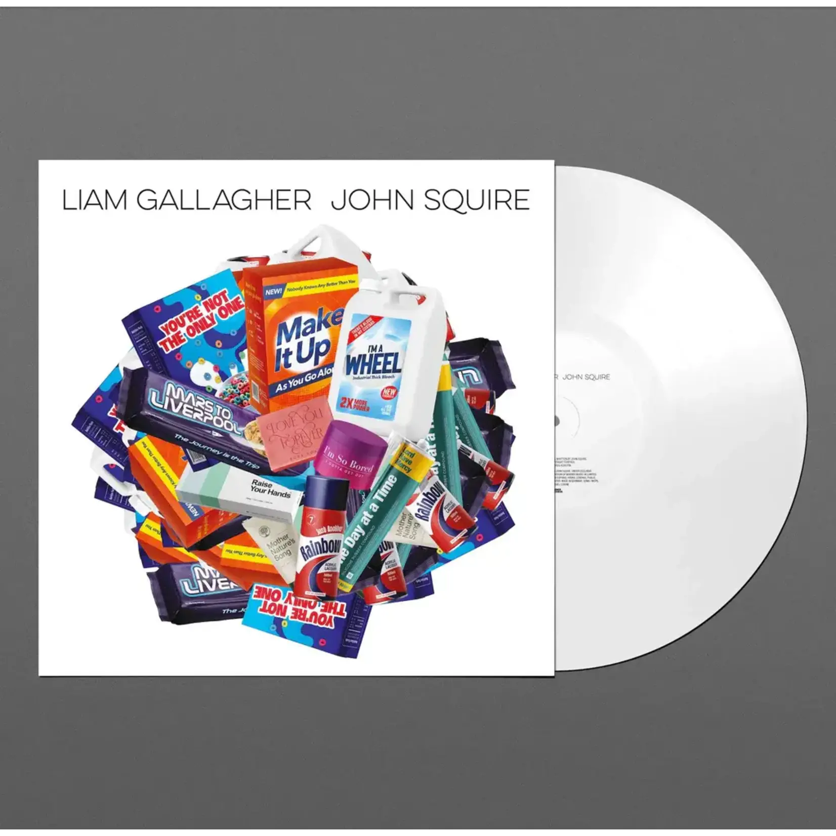 [New] Gallagher, Liam & John Squire: Liam Gallagher & John Squire (white vinyl/indie exclusive) [WEA]