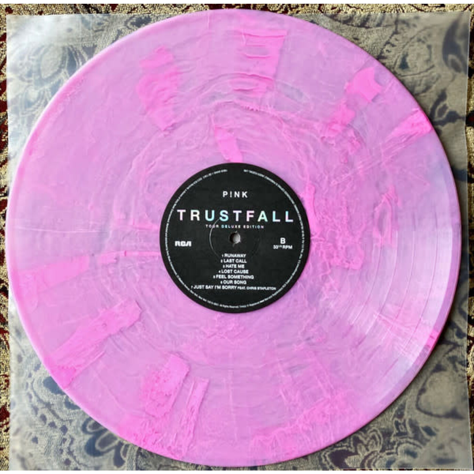 [New Vinyl] P!NK: Trustfall: Tour Deluxe Edition (2LP, pink & purple vinyl) [RCA]