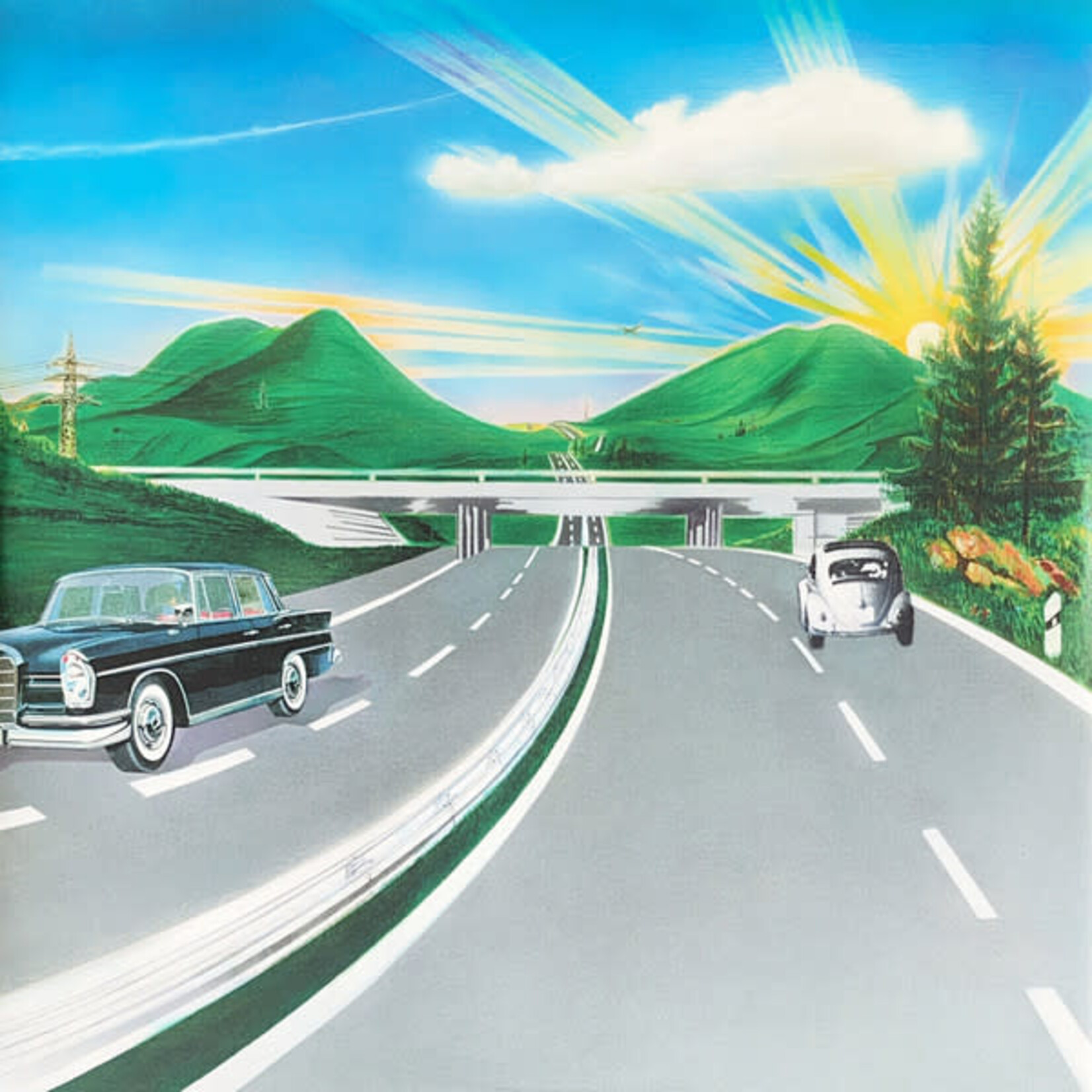 Kraftwerk: Autobahn (Blue Vinyl) [LP, LIGHT IN THE ATTIC / ATLANTIC]