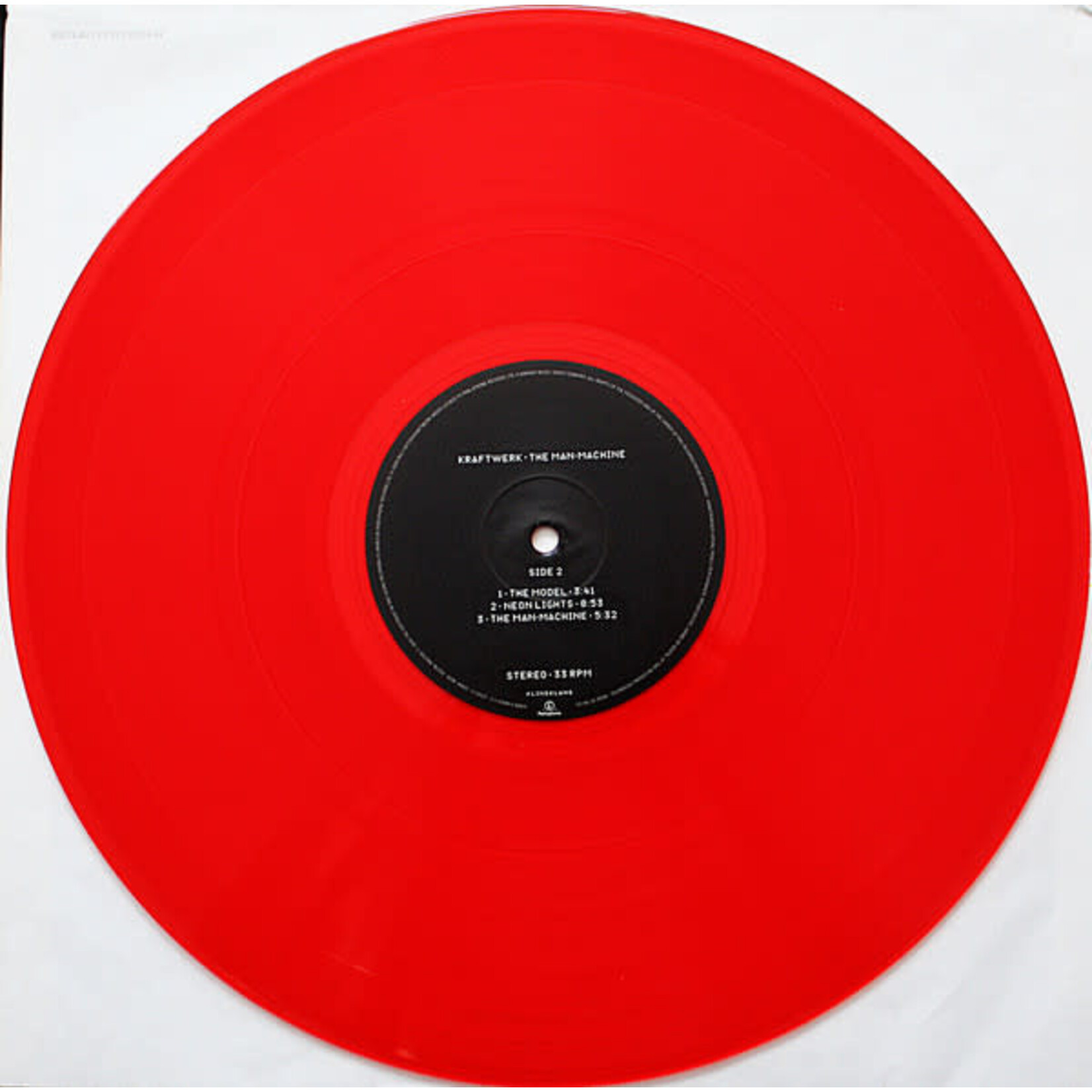 Kraftwerk: The Man-Machine (transparent red vinyl) [WARNER]