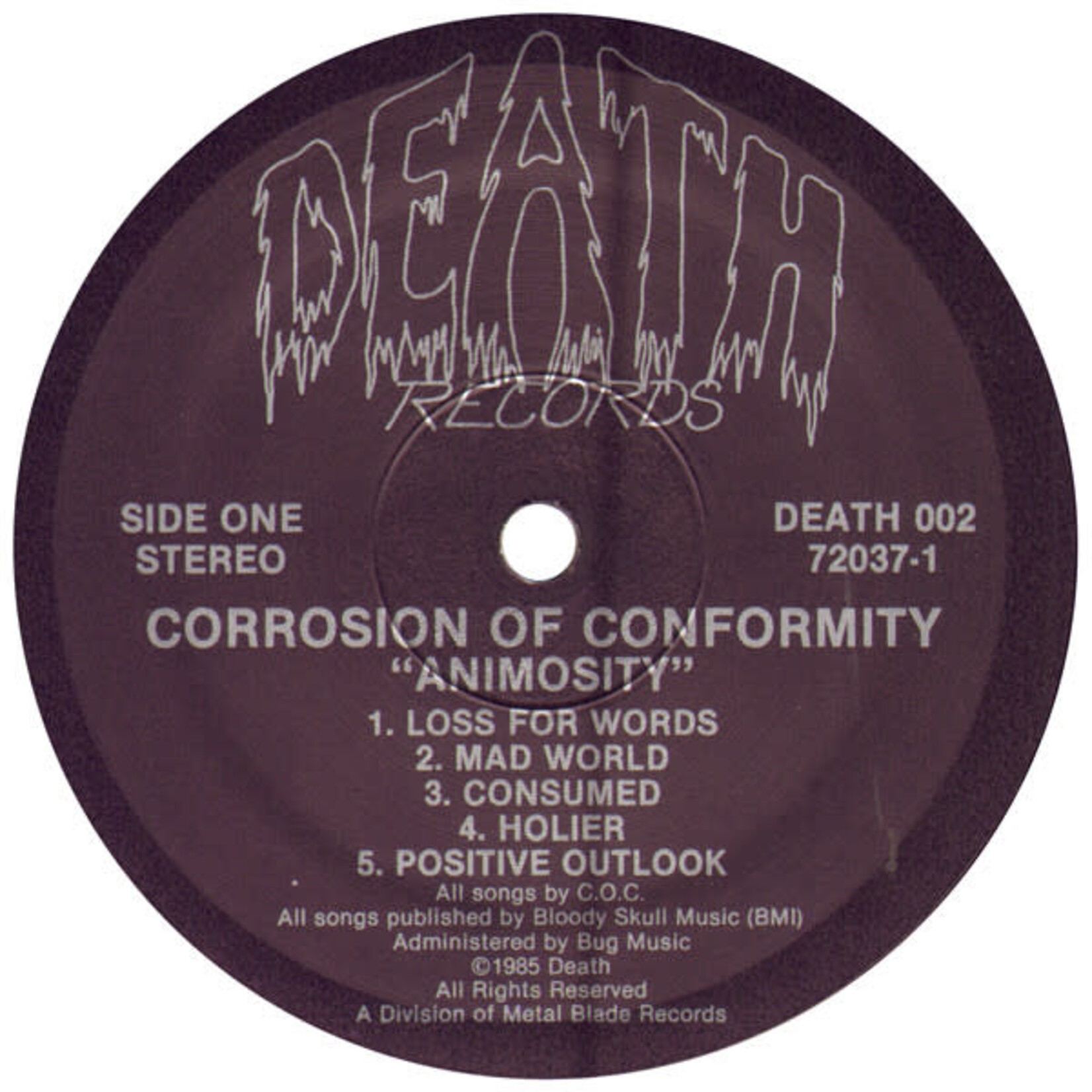[Kollectible Vinyl] Corrosion Of Conformity: Animosity [KOLLECTIBLES]