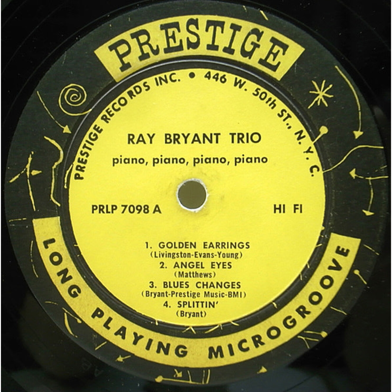 [Kollectible Vinyl] Ray Bryant Trio: Piano Piano Piano Piano... (1957, USA, Mono, G++) [PRESTIGE]