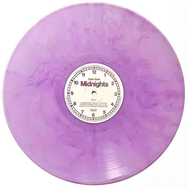 Taylor Swift Midnights Vinyl レコード サイン入り Taylor Swift Midnights Marbled Lavender Vinyl Target