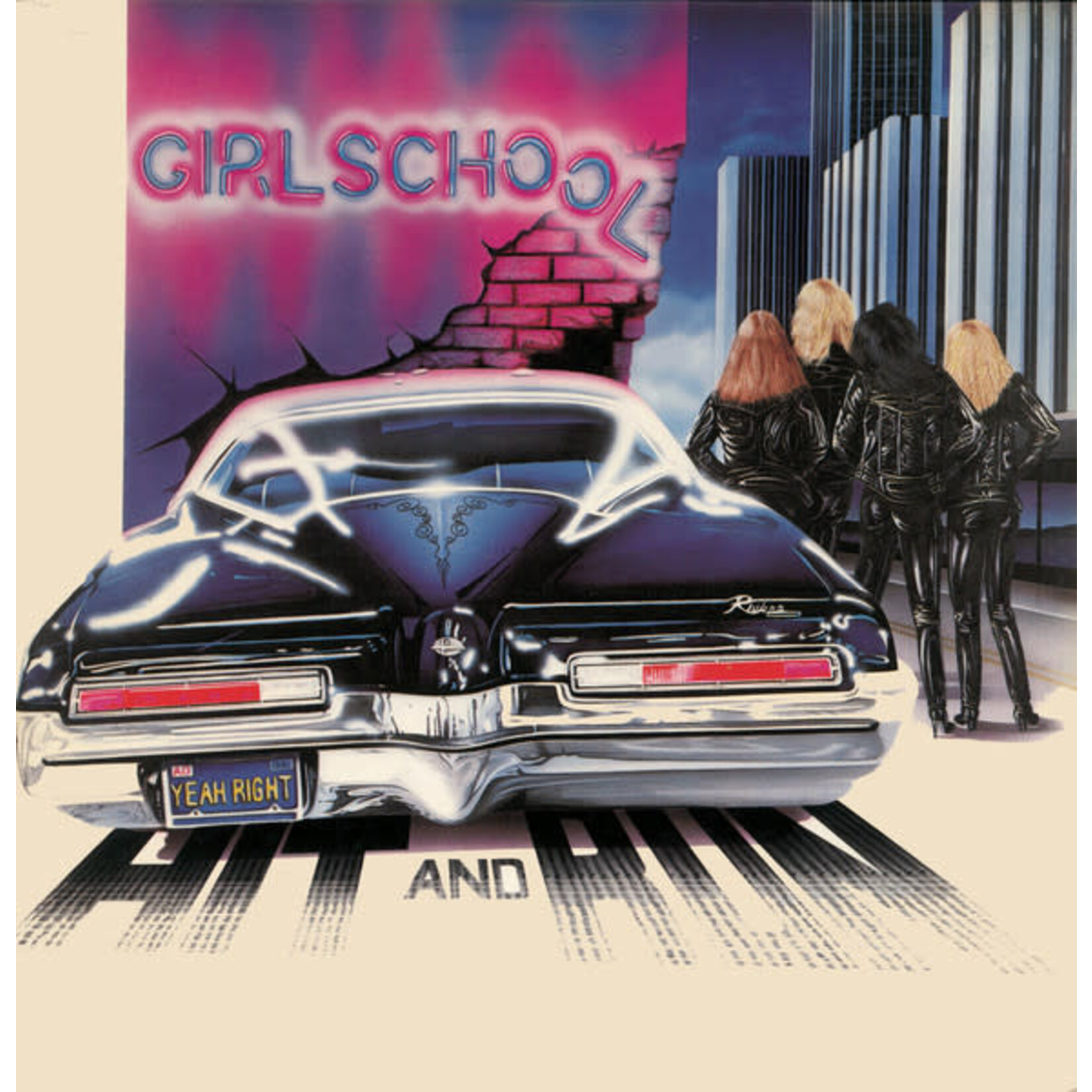 [New] Girlschool: Hit And Run (pink vinyl) [RENAISSANCE]