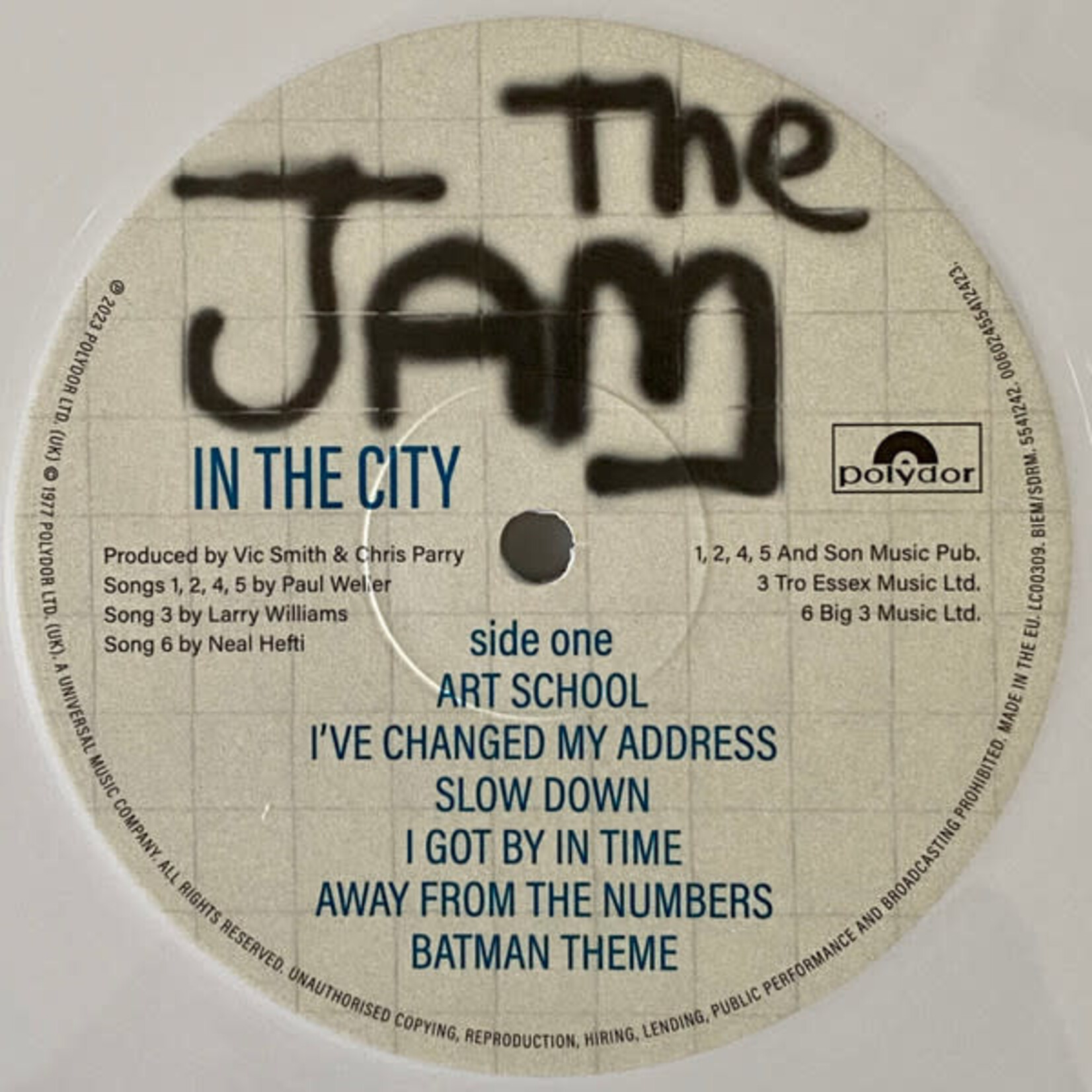 [New Vinyl] Jam: In The City (white vinyl reissue) [USM]