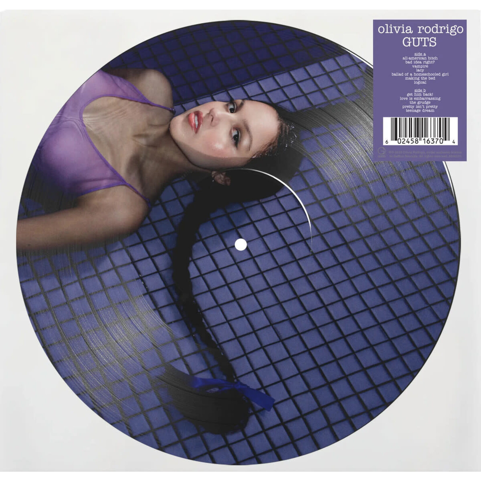 [New Vinyl] Rodrigo, Olivia: Guts (picture disc w/alternate artwork) [INTERSCOPE]