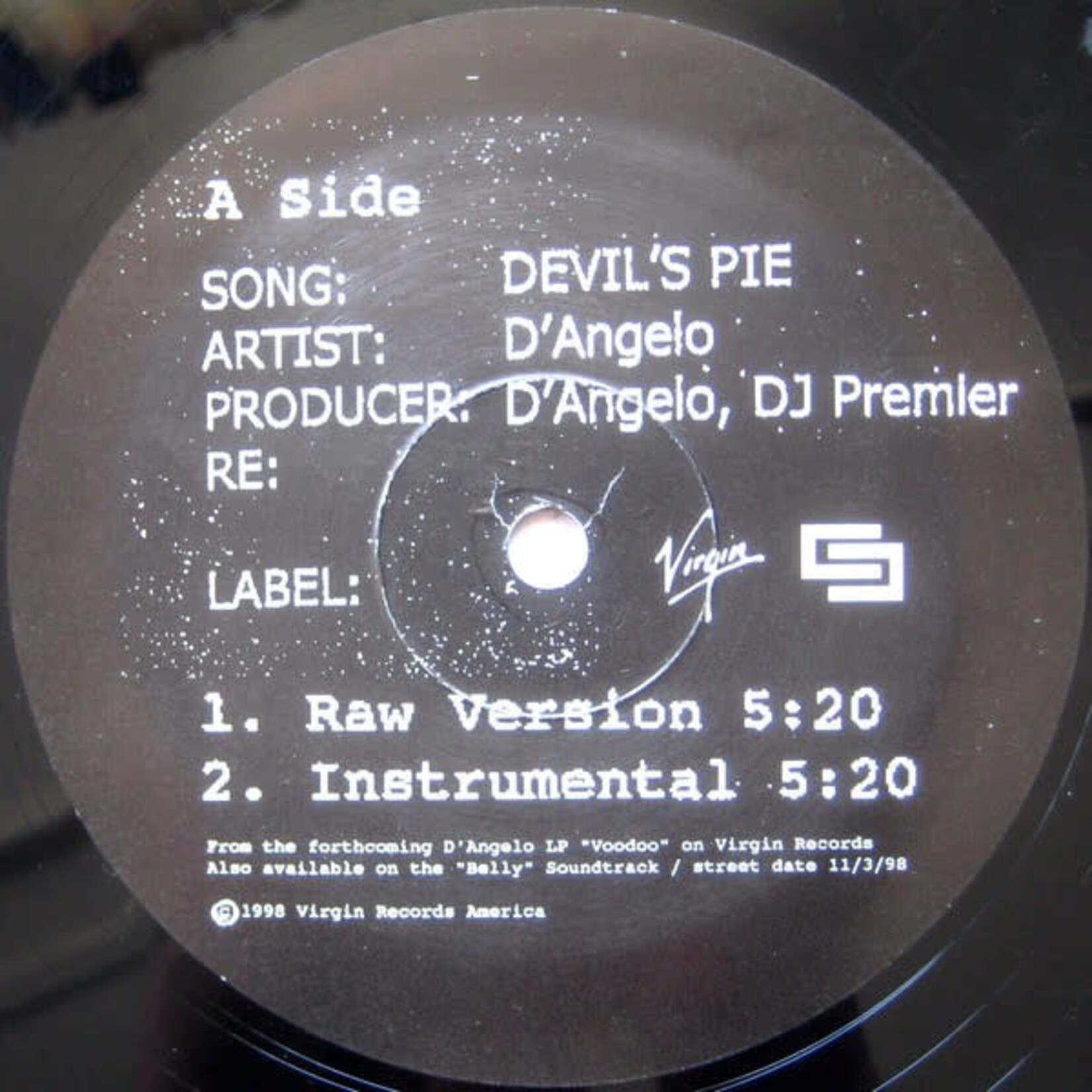 D'Angelo : Devils Pie [KOLLECTIBLES]