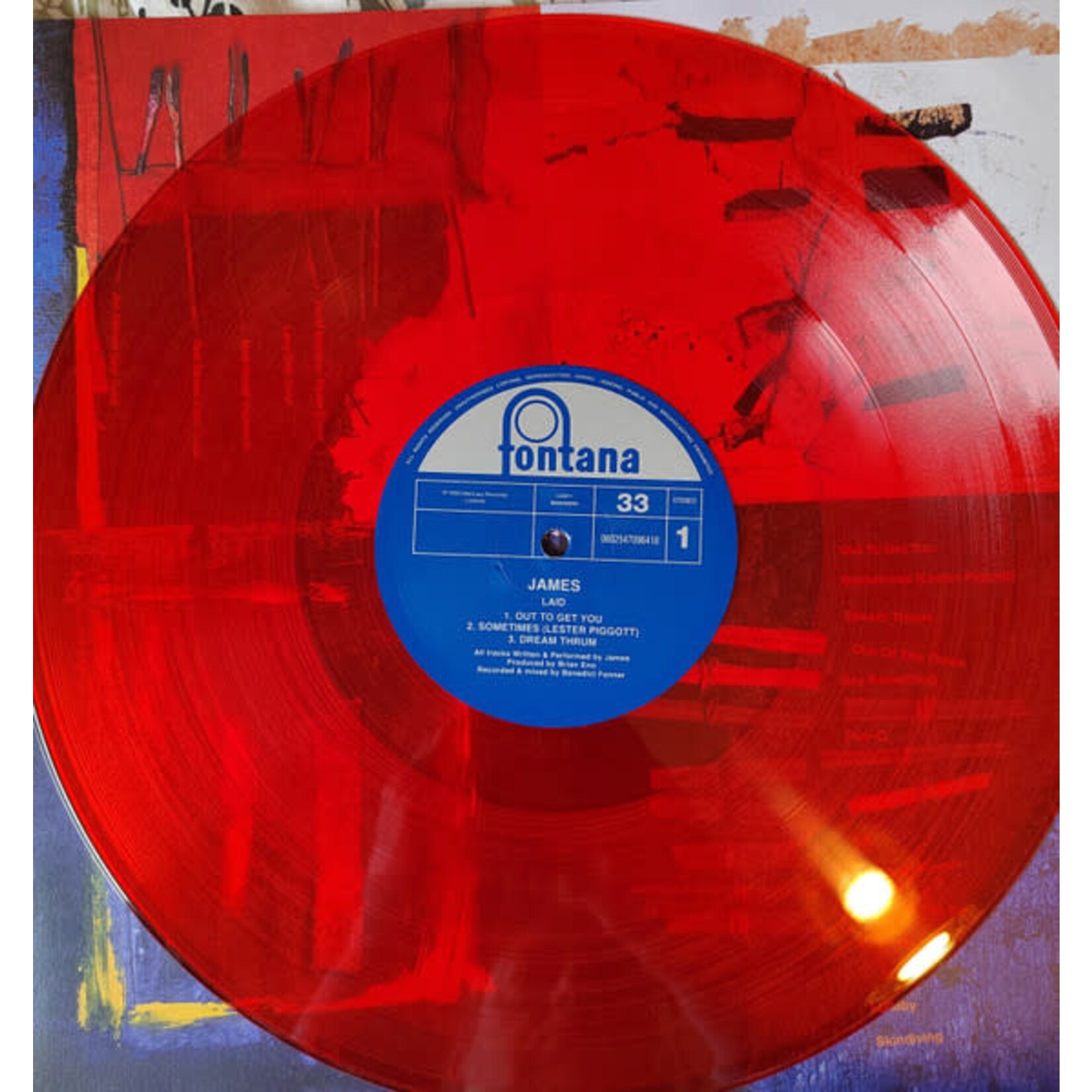 [New] James: Laid (2LP, transparent red vinyl) [USM]