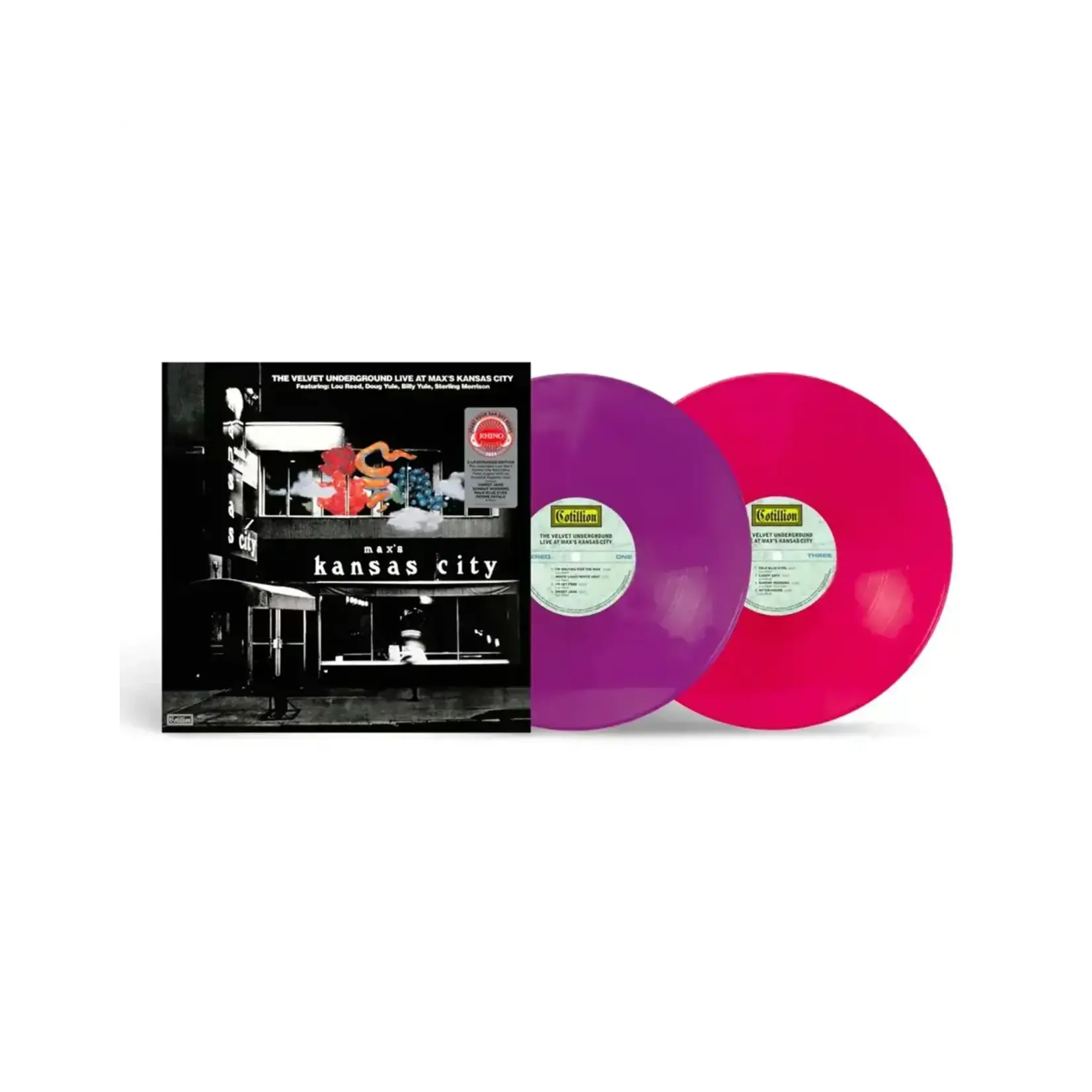 [New Vinyl] Velvet Underground: Live At Max's Kansas City (2LP, remastered & expanded, color vinyl, indie exclusive) [RHINO]