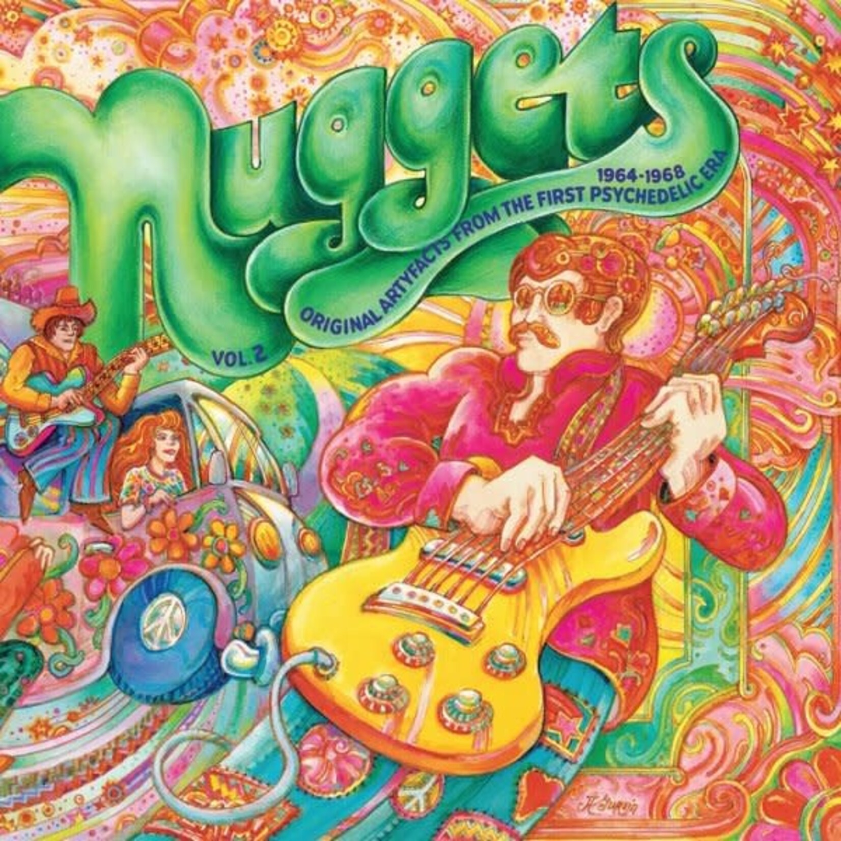 [New] Various Artists: Nuggets: Original Artyfacts..Vol.2 (2LP, psychedelic color vinyl, indie exclusive) [RHINO]