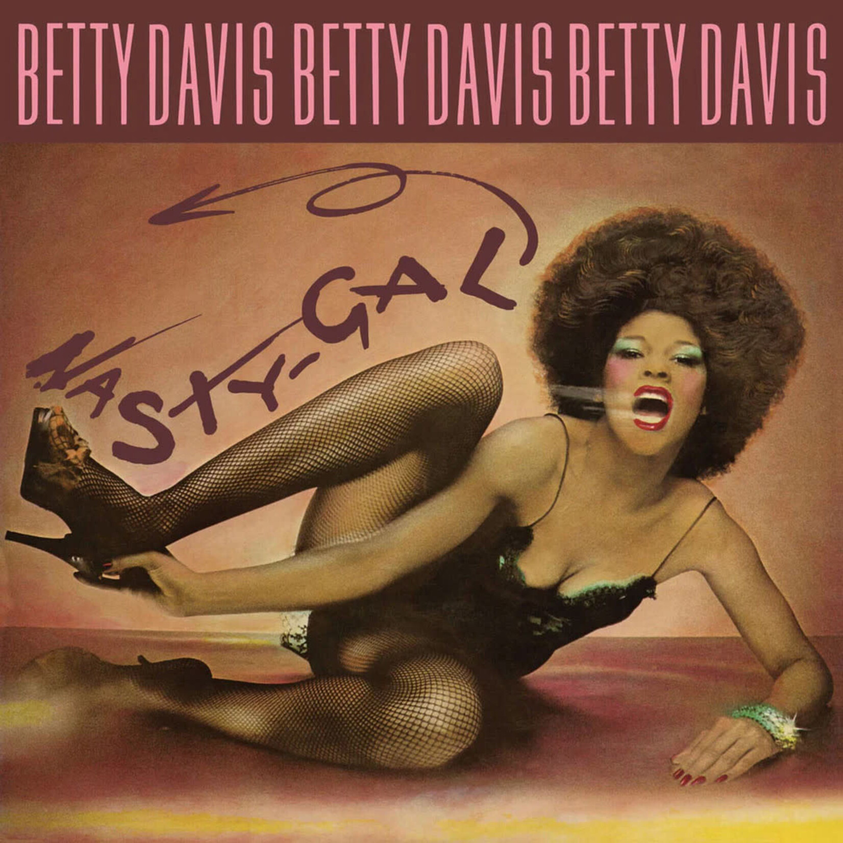 [New] Davis, Betty: Nasty Gal (clear vinyl with pink & yellow splatter) [LIGHT IN THE ATTIC]