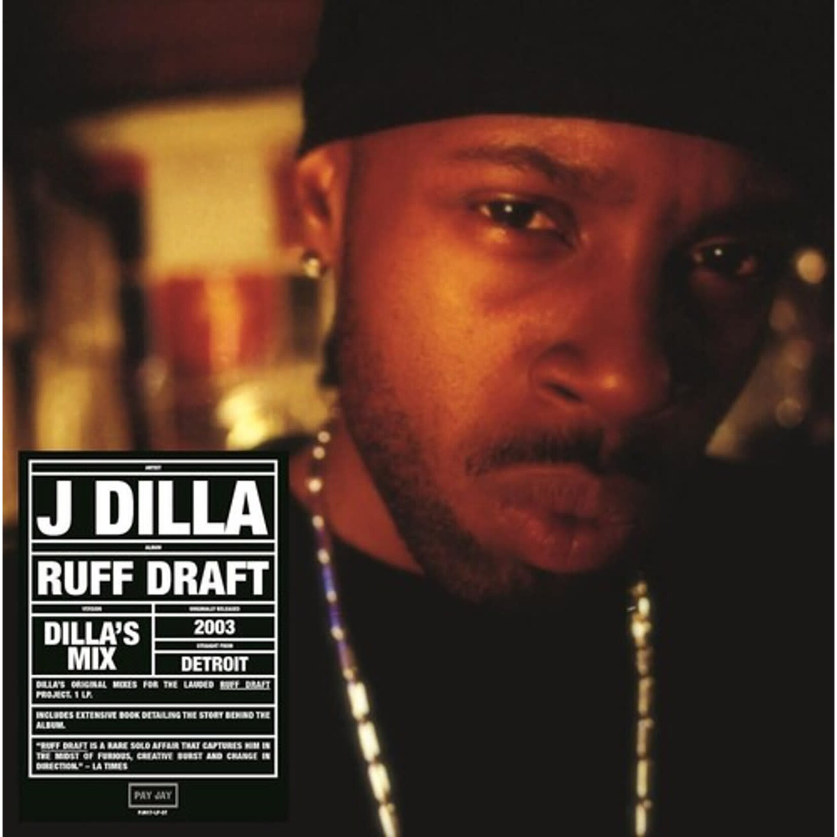[New Vinyl] J Dilla: Ruff Draft: Dilla's Mix (clear vinyl with black splatter) [PAY JAY]