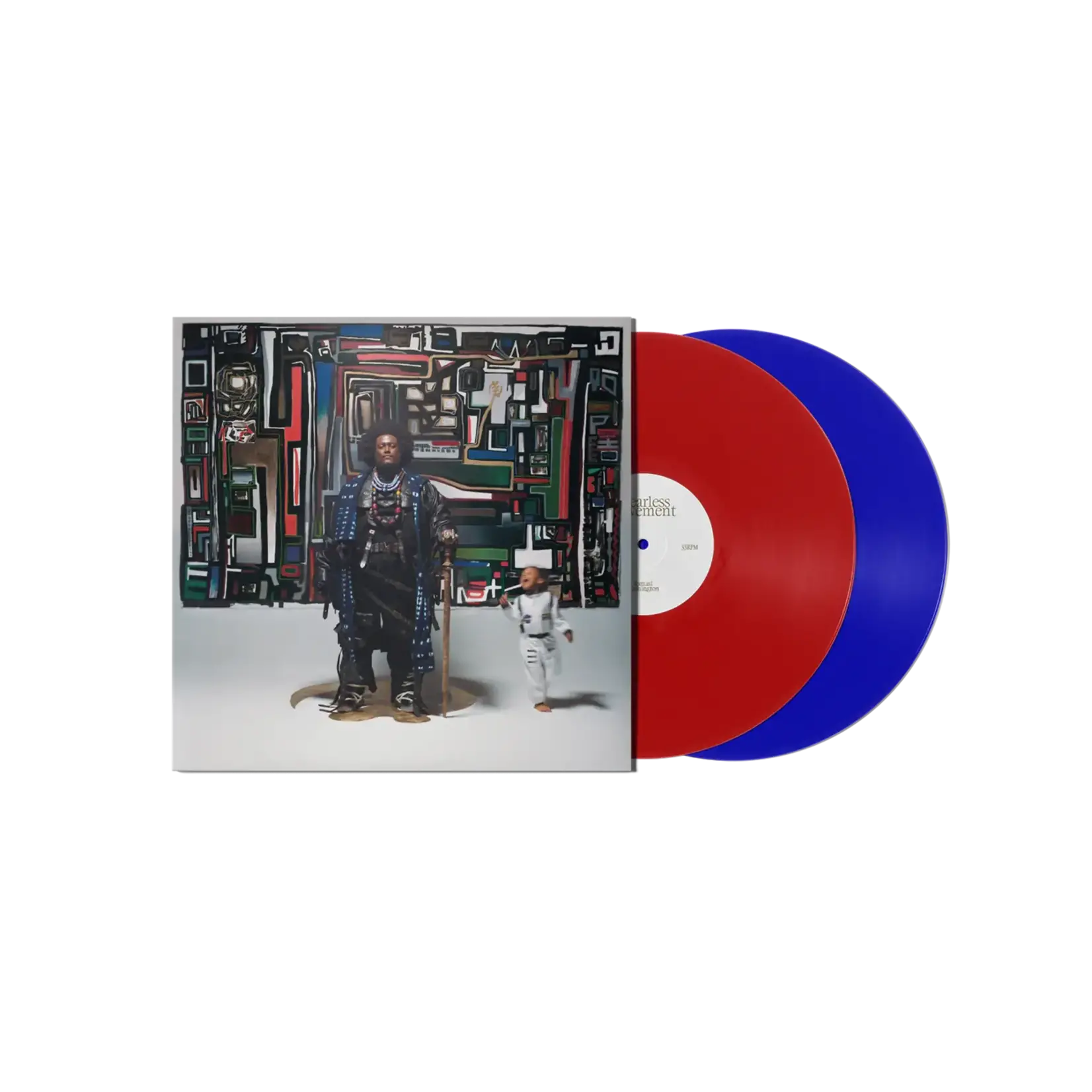 [New] Washington, Kamasi: Fearless Movement (2LP, indie shop edition, red/blue vinyl) [YOUNG]