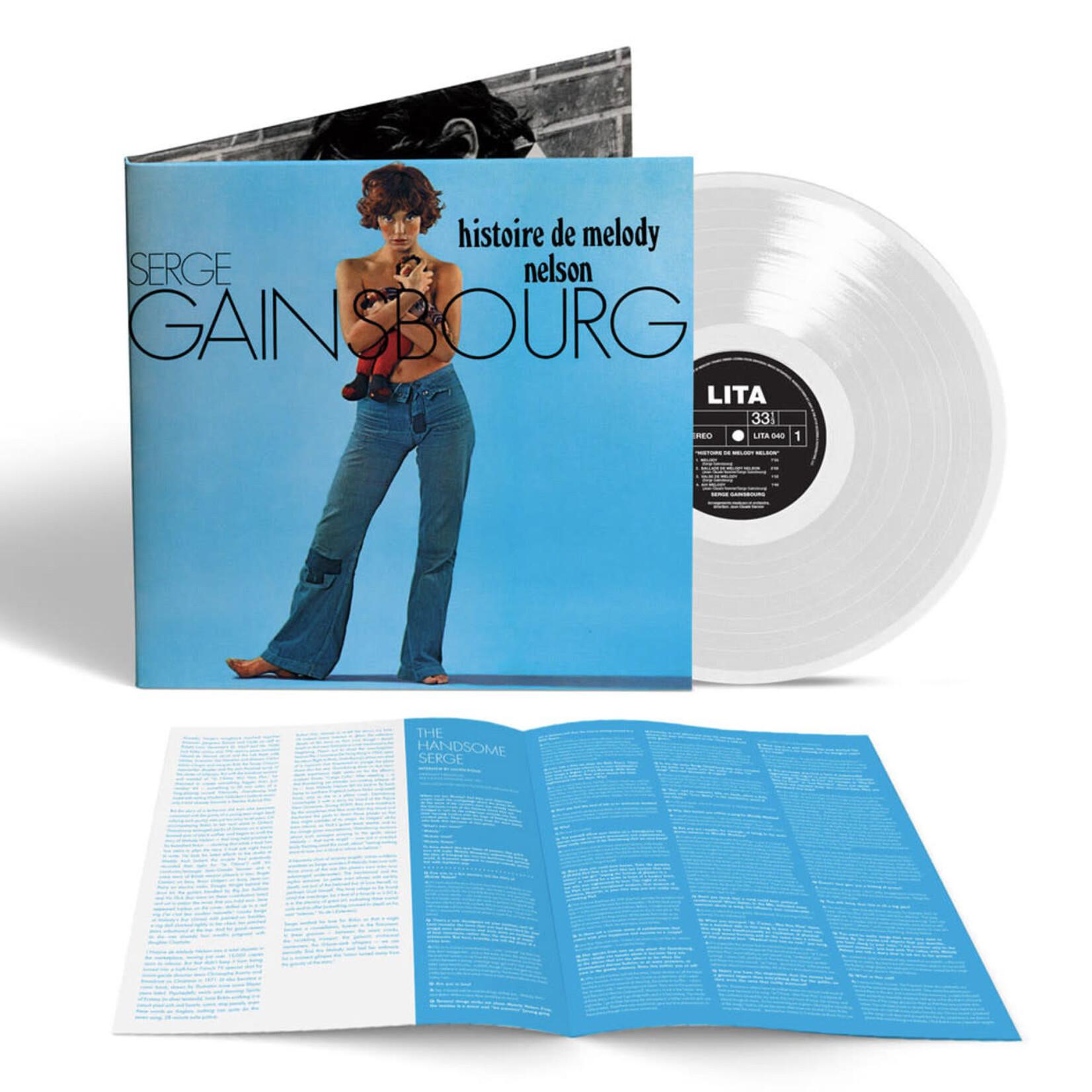 [New Vinyl] Gainsbourg, Serge: Histoire de Melody Nelson (crystal clear vinyl) [LIGHT IN THE ATTIC]