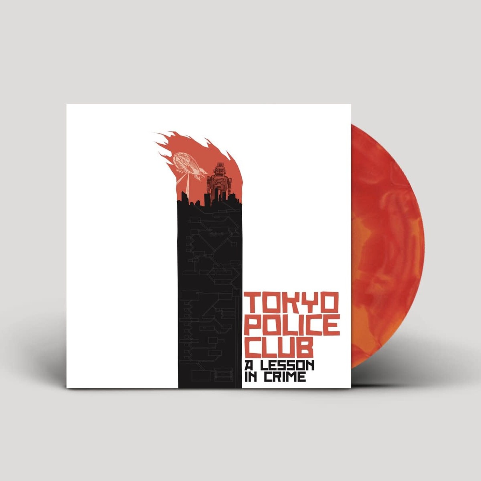 [New] Tokyo Police Club: A Lesson In Crime/Smith EP (fire color vinyl, limited edition) [PAPER BAG]
