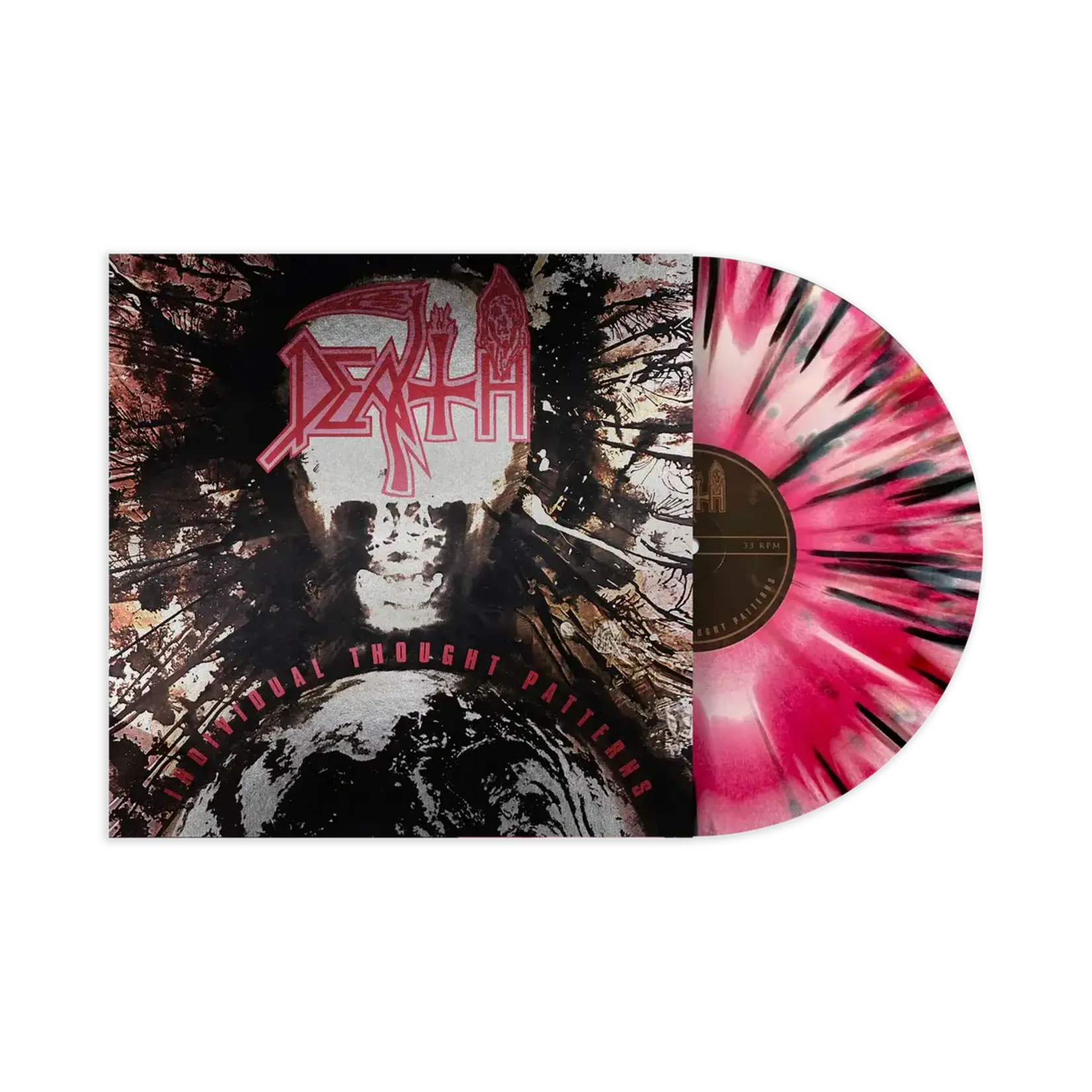 [New] Death: Individual Thought Patterns (red-white-pink splatter vinyl) [RELAPSE]