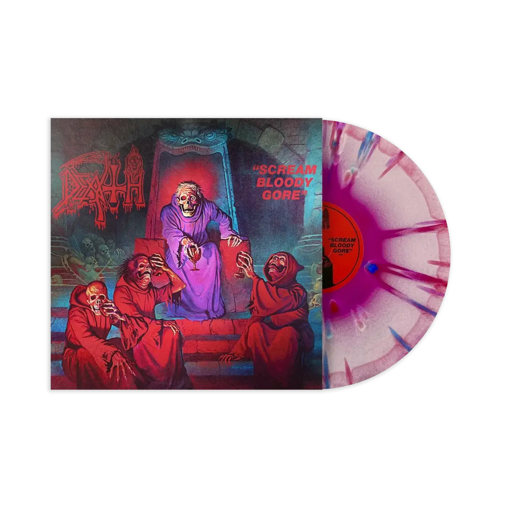 [New Vinyl] Death: Scream Bloody Gore (tri-color merge w/splatter vinyl) [RELAPSE]