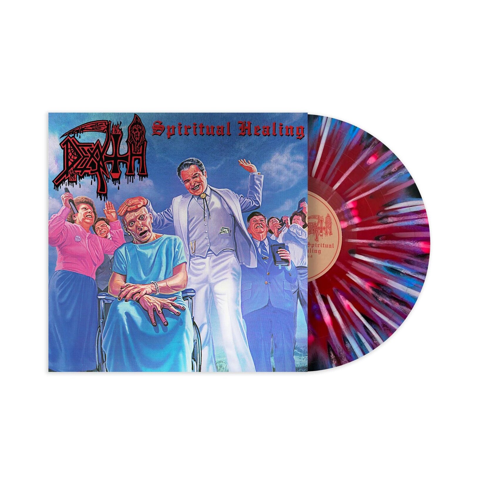 [New] Death: Spiritual Healing (red-blue-black vinyl w/splatter [RELAPSE]