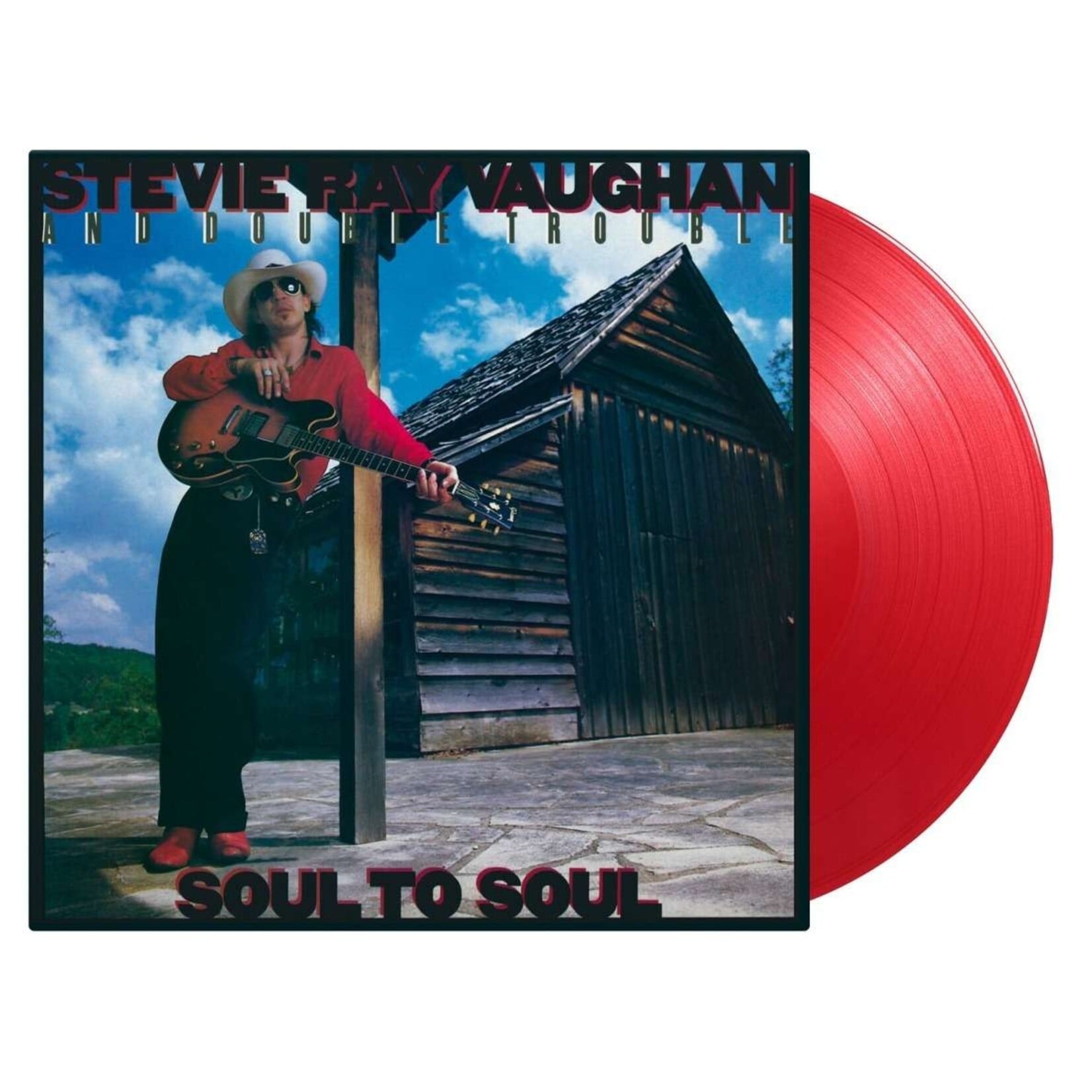 [New Vinyl] Vaughan, Stevie Ray: Soul To Soul (clear red vinyl) [MUSIC ON VINYL]