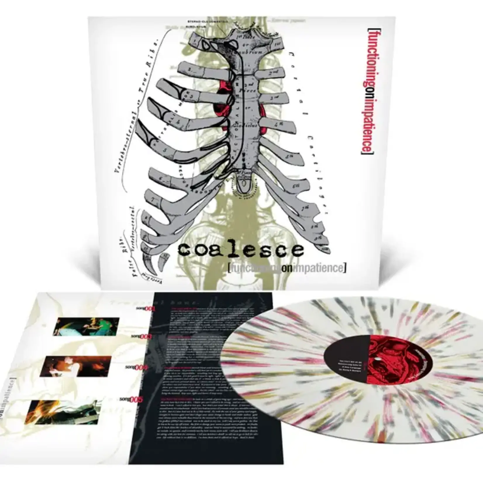 [New Vinyl] Coalesce: Functioning on Impatience (splattered white vinyl) [RELAPSE]