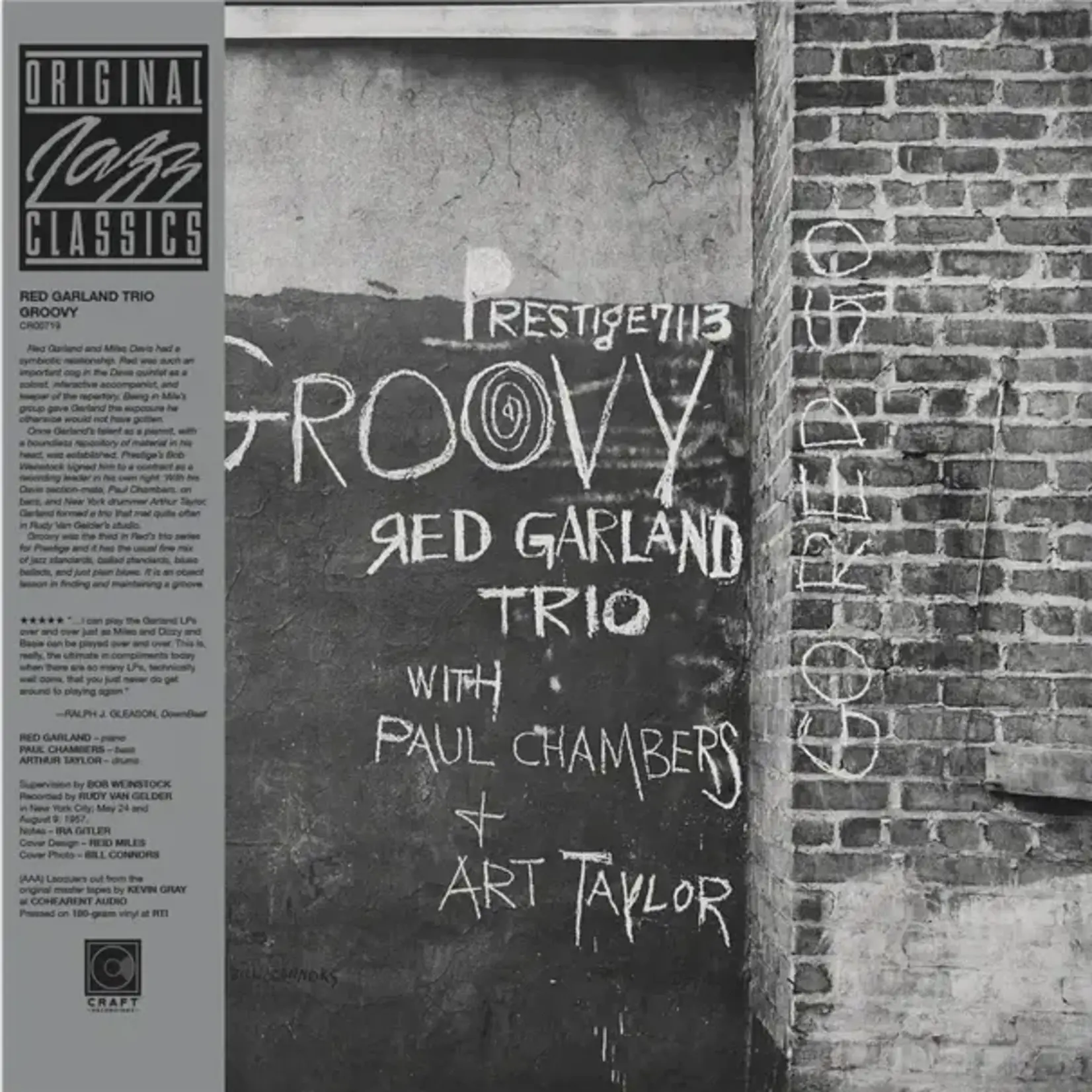 [New] Garland, Red Trio: Groovy (Original Jazz Classics Series) [CRAFT]