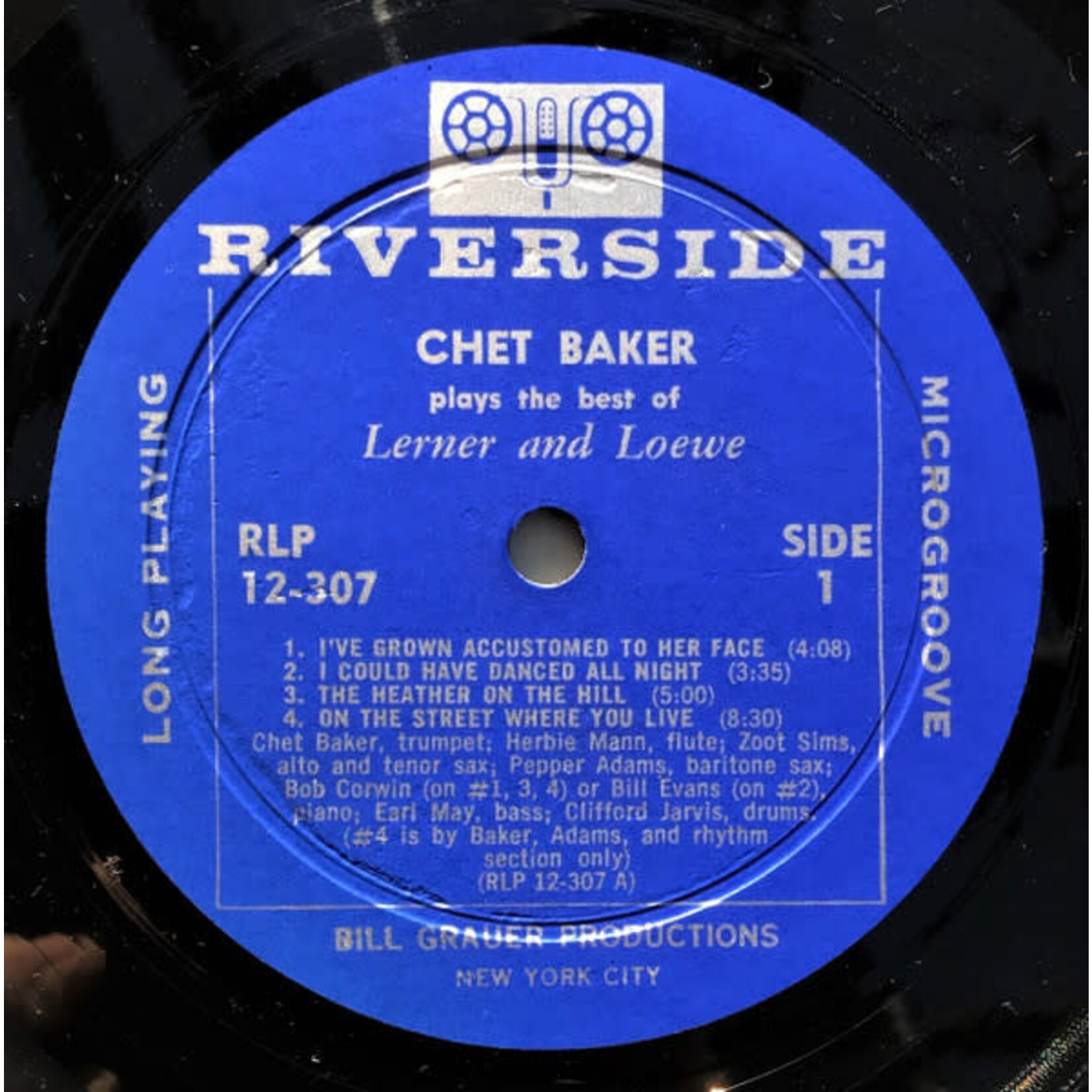 [Kollectible Vinyl] Baker, Chet: Plays The Best Of Lerner & Loewe(1959, USA,VG)  [RIVERSIDE]