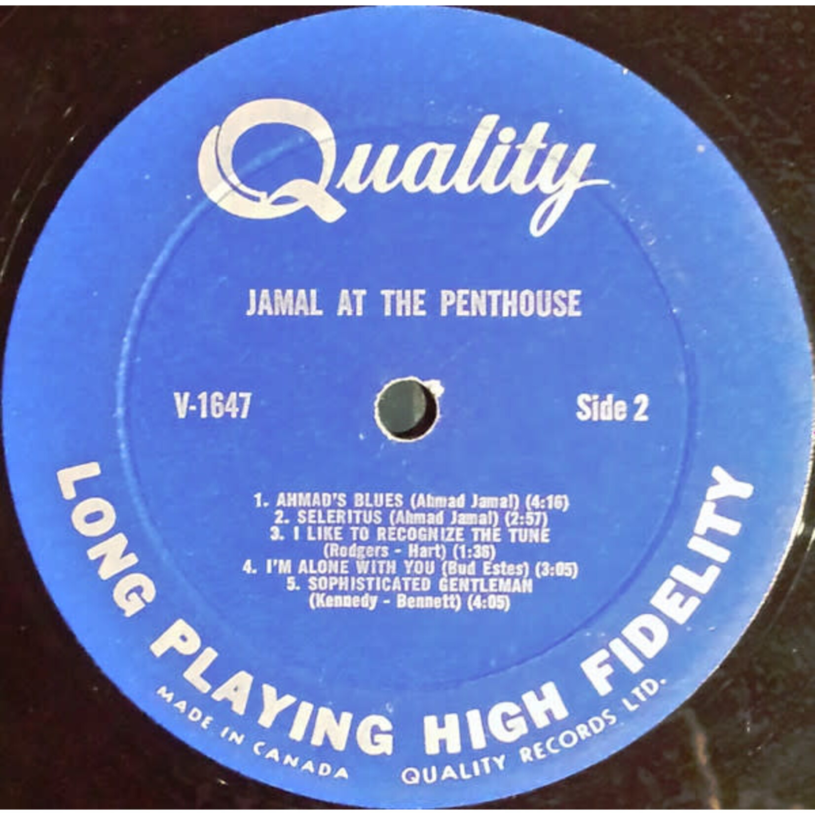 [Kollectible Vinyl] Jamal, Ahmad: Jamal At The Penthouse [KOLLECTIBLES]