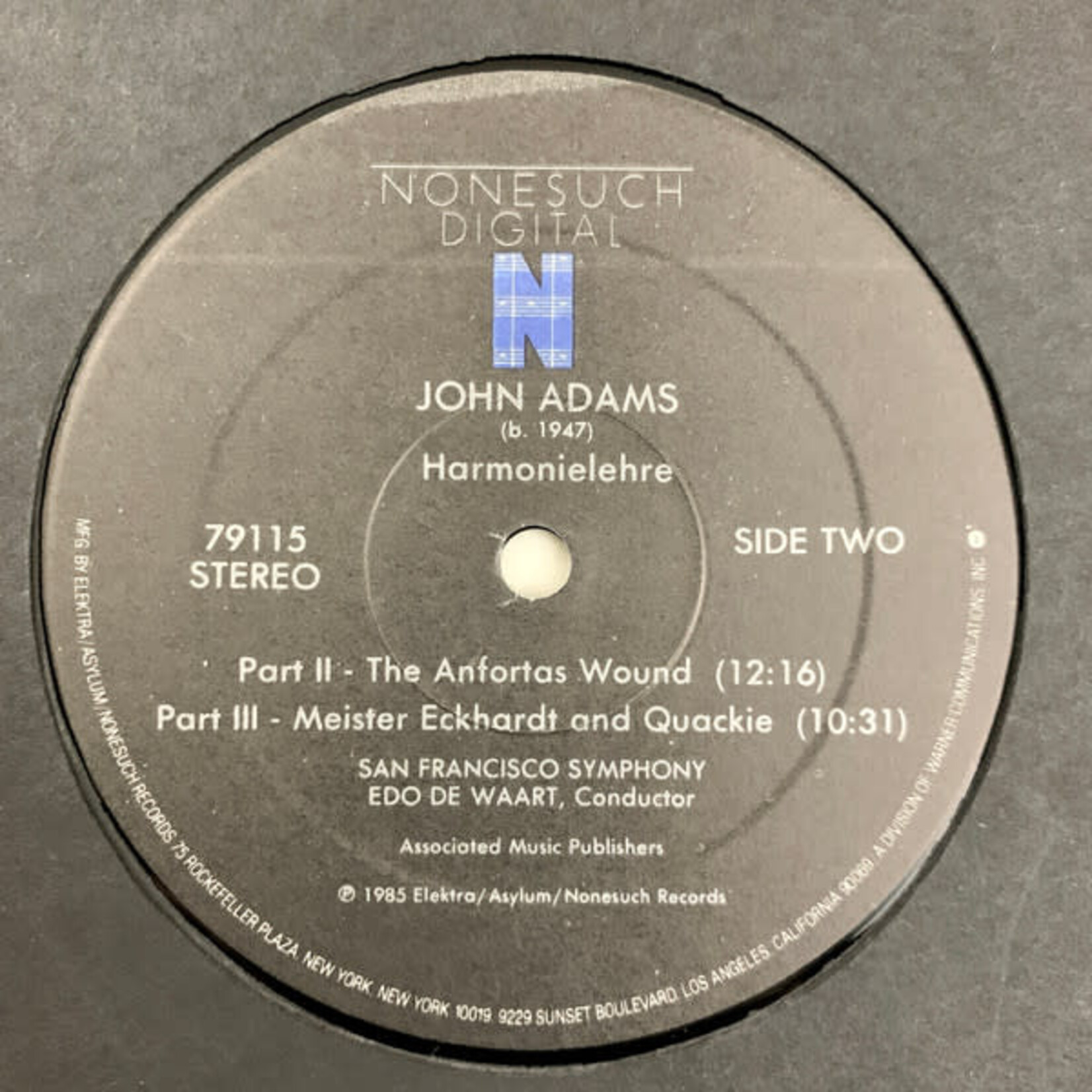 [Kollectible Vinyl] Adams, John: Harmonielehre [KOLLECTIBLES]