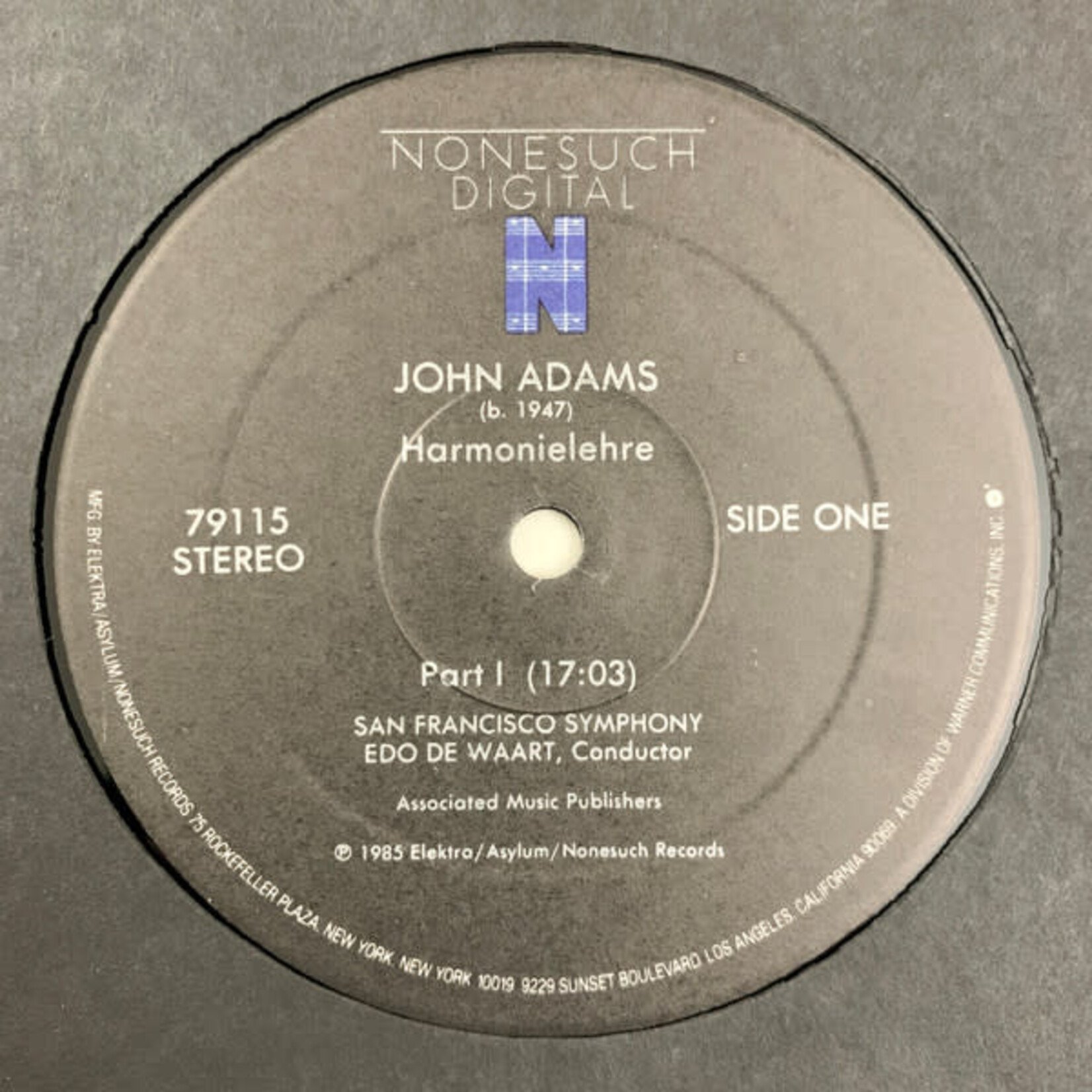 [Kollectible Vinyl] Adams, John: Harmonielehre [KOLLECTIBLES]