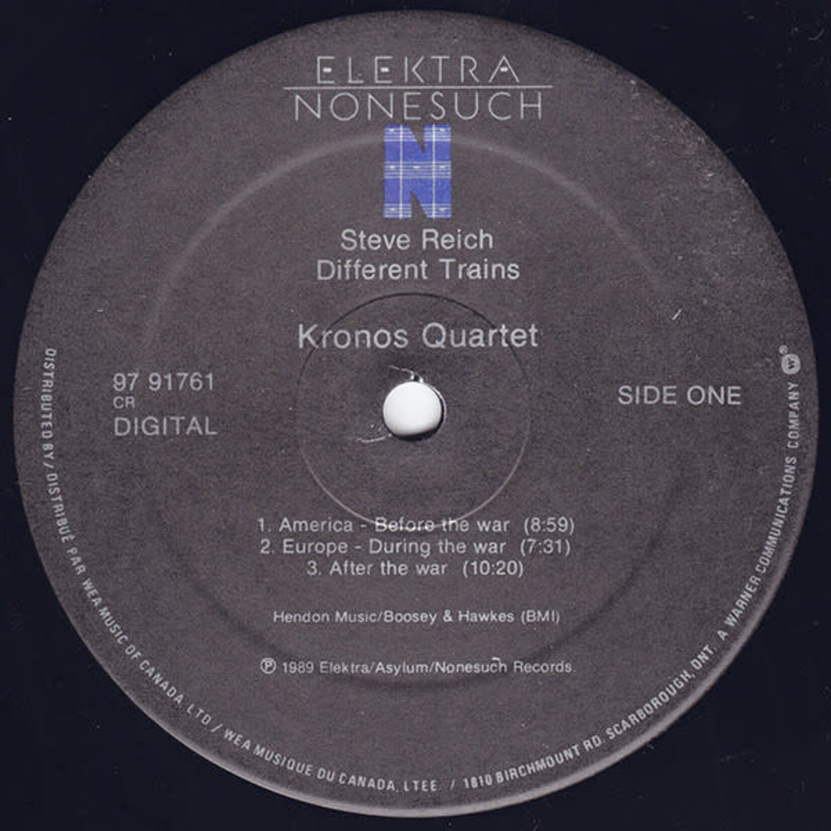 [Kollectible Vinyl] Reich, Steve: Different Trains / Electric Counterpoint [KOLLECTIBLES]