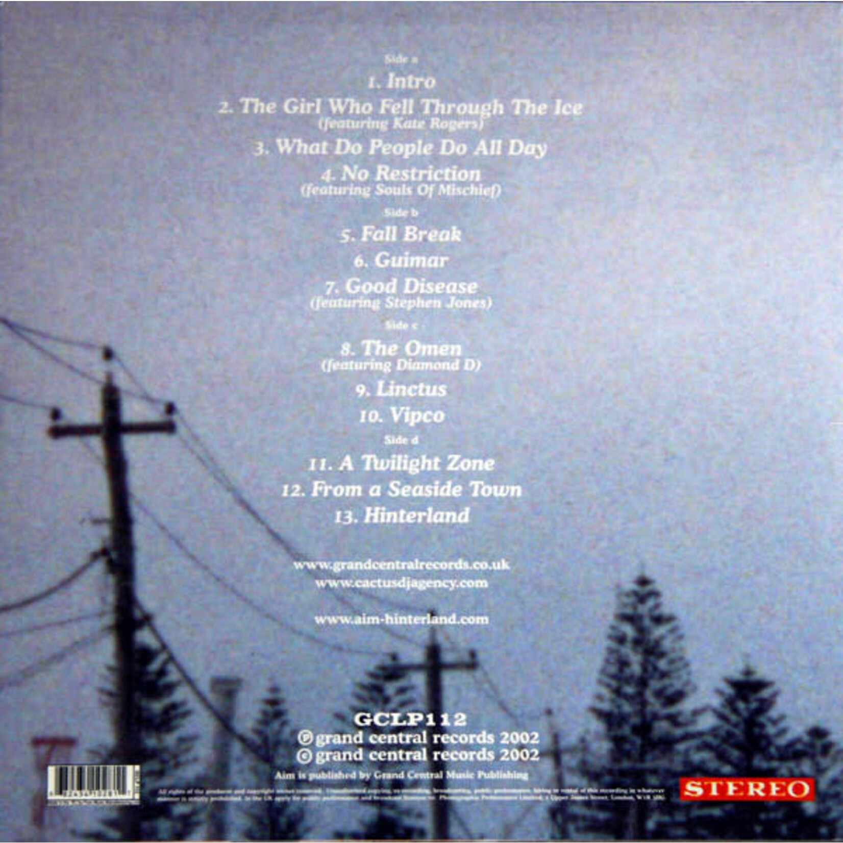 [Kollectible Vinyl] Aim: Hinterland (2LP) [KOLLECTIBLES]