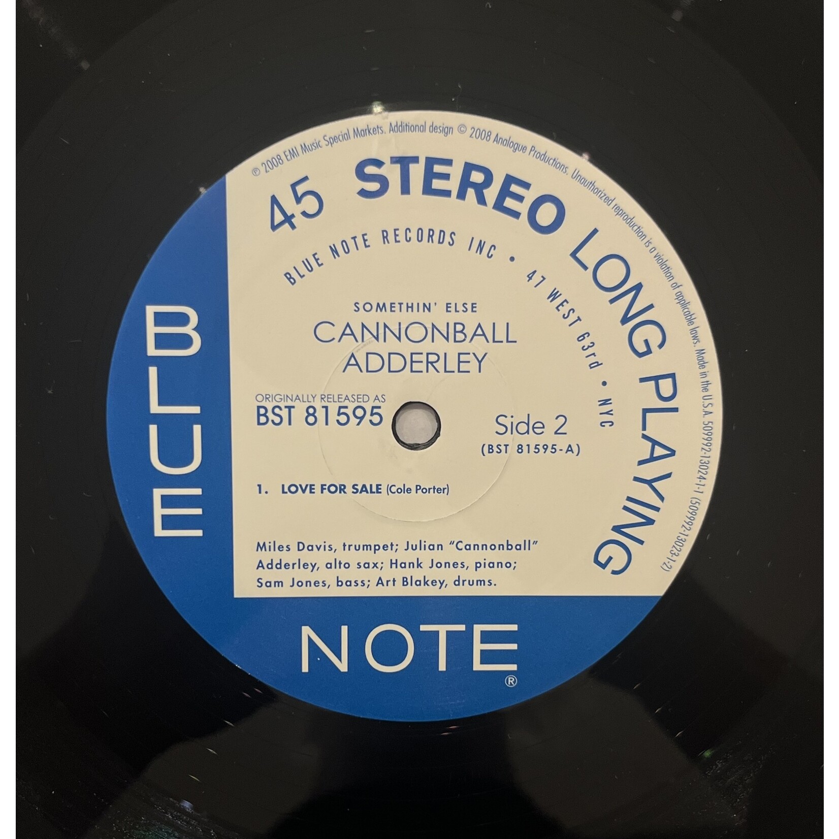 [Kollectible Vinyl] Cannonball Adderley: Somethin' Else  [KOLLECTIBLES]