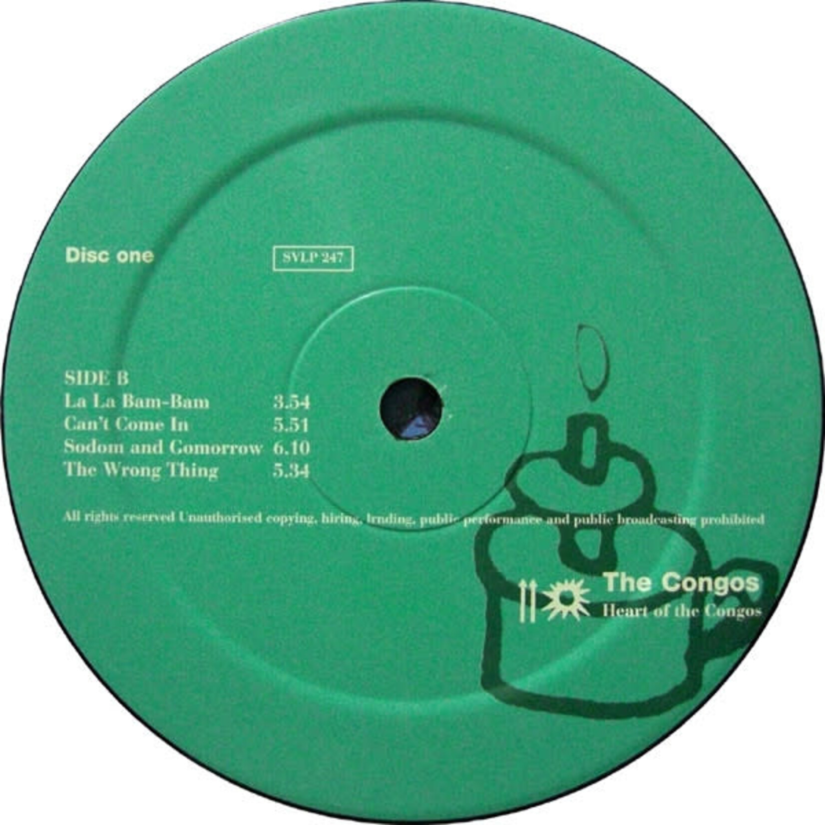 [Kollectible Vinyl] The Congos: Heart Of The Congo (2000, UK, VG+)[BLOOD & FIRE]