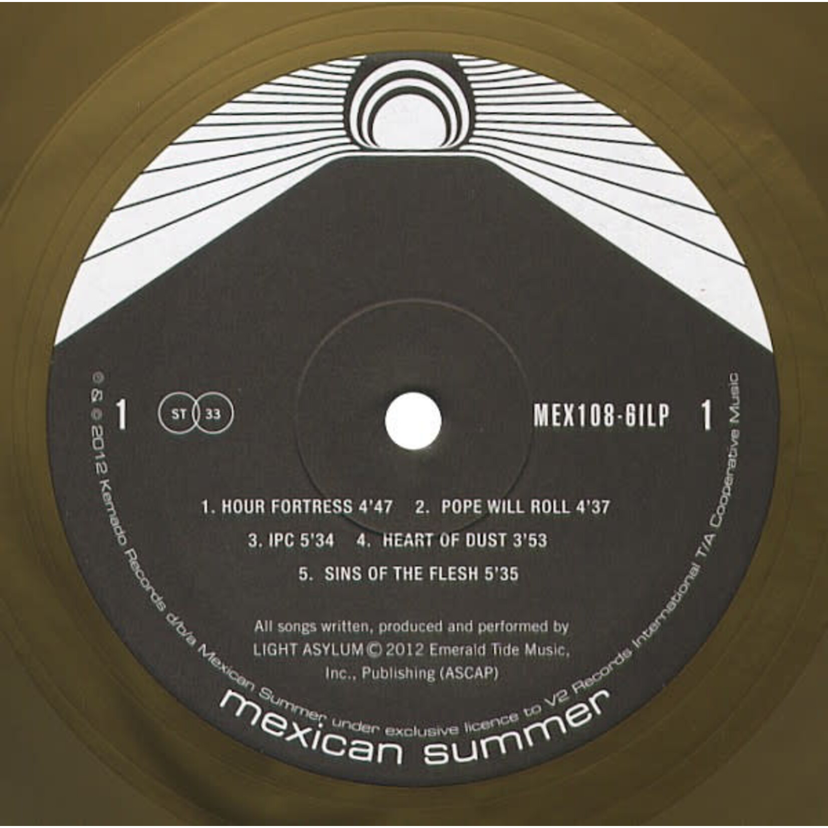 [Kollectibles] Light Asylum: Light Asylum (2012, USA, Sealed) [MEXICAN SUMMER]