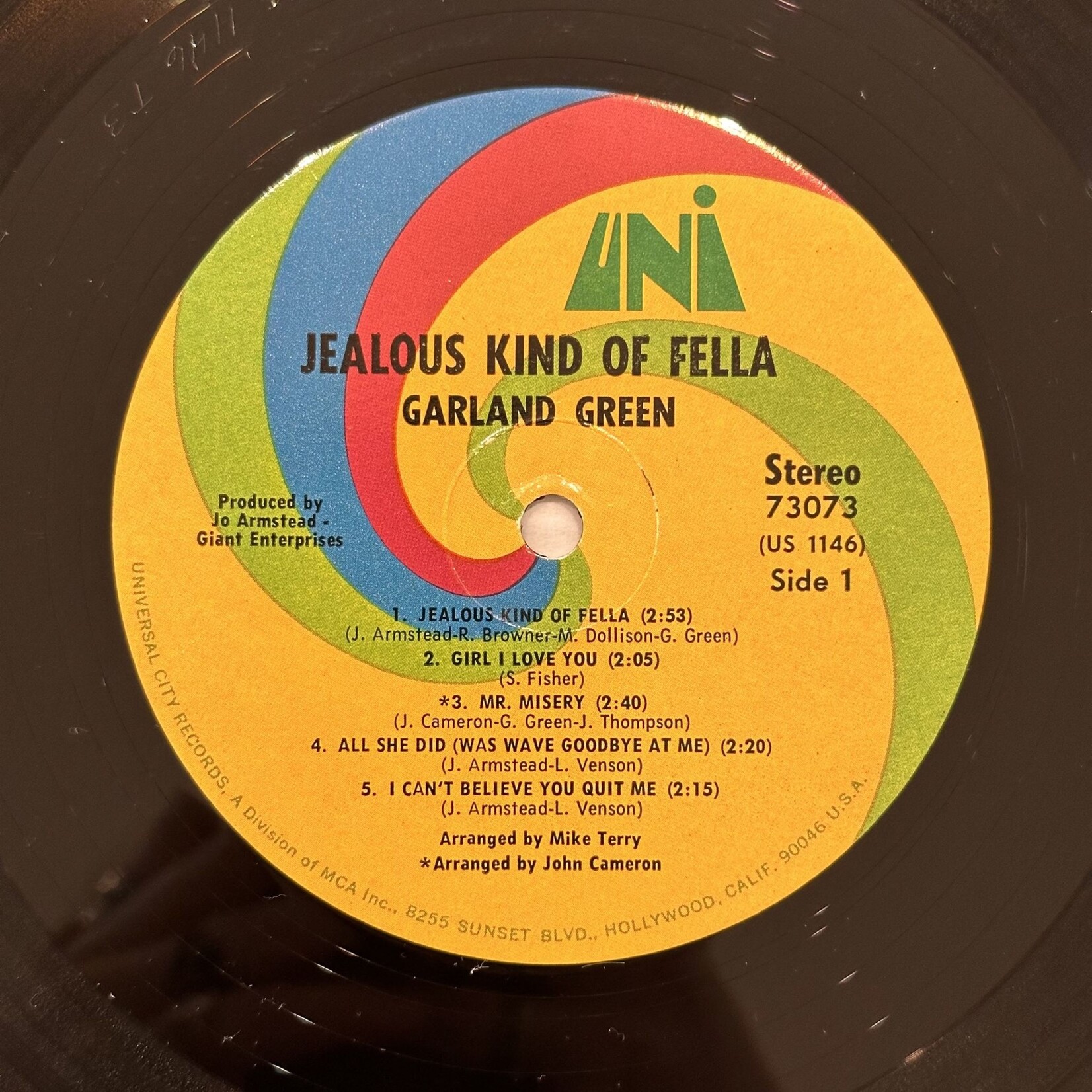 [Kollectible Vinyl] Green, Garland: Jealous Kind Of Fella [KOLLECTIBLES]