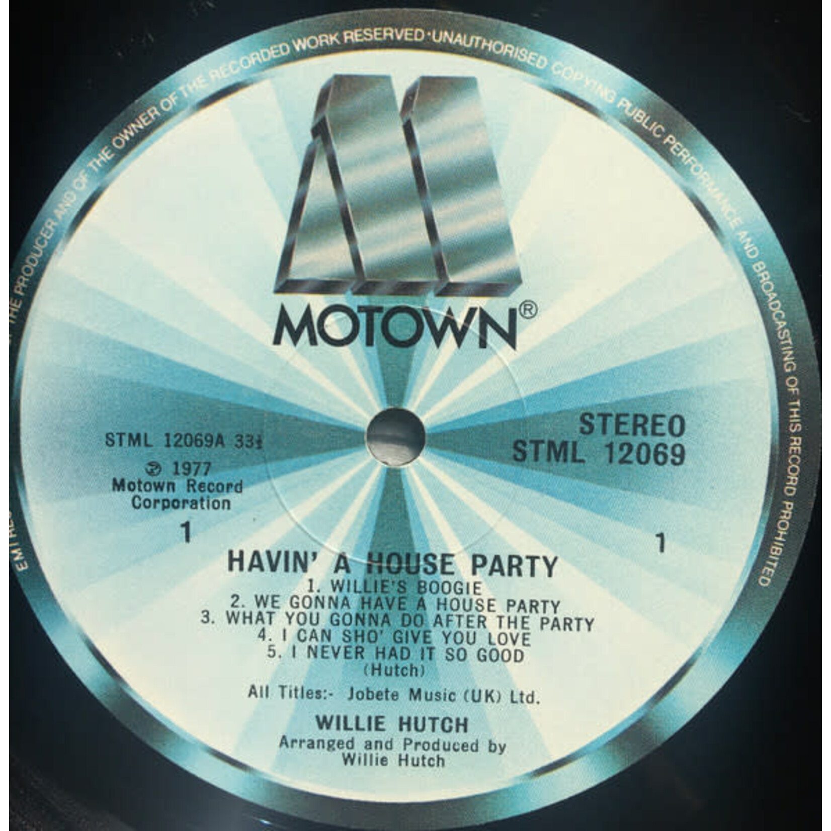 [Kollectible Vinyl] Hutch, Willie: Havin' a House Party [KOLLECTIBLES]