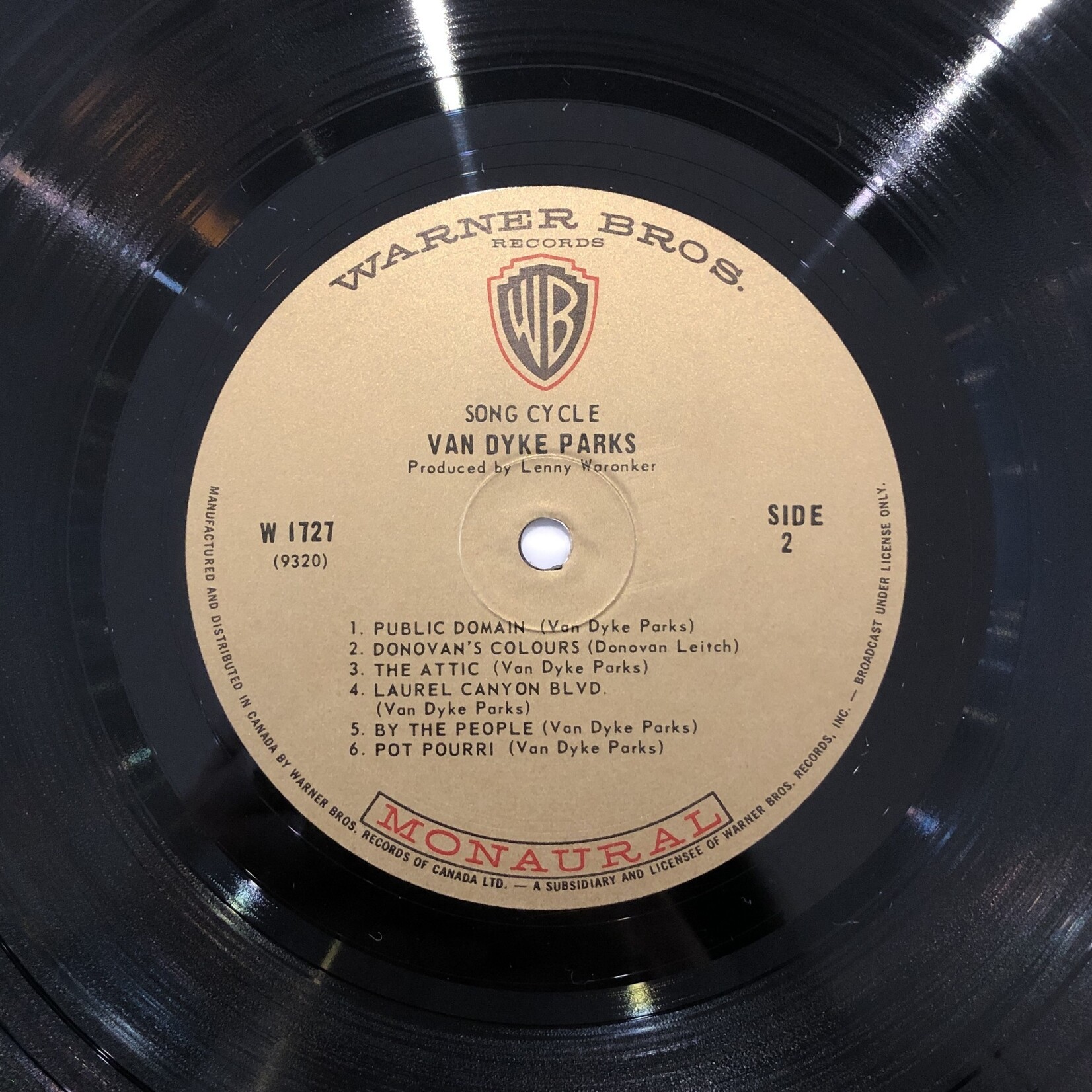 [Kollectible Vinyl] Parks, Van Dyke: Song Cycle [KOLLECTIBLES]