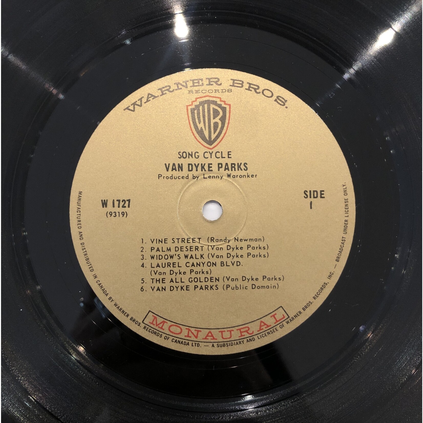 [Kollectible Vinyl] Parks, Van Dyke: Song Cycle [KOLLECTIBLES]