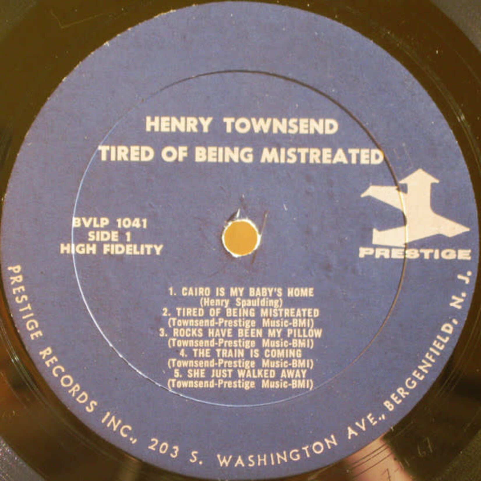 [Kollectible Vinyl] Townsend, Henry: Tired Of Bein’ Mistreated (1967, USA, Blues, VG) [PRESTIGE]