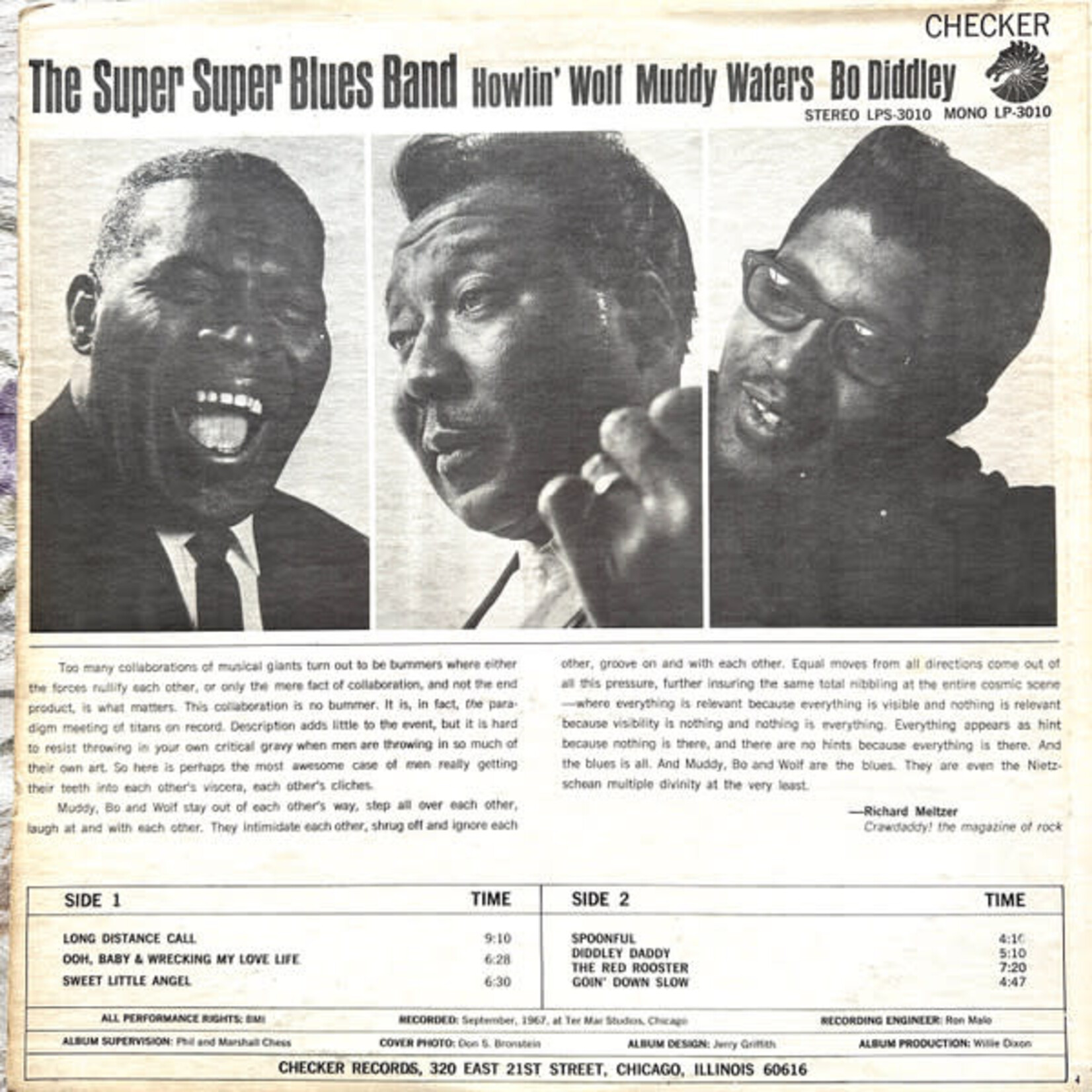 [Kollectible Vinyl] Howlin' Wolf, Muddy Waters & Bo Diddley: The Super Super Blues Band [KOLLECTIBLES]